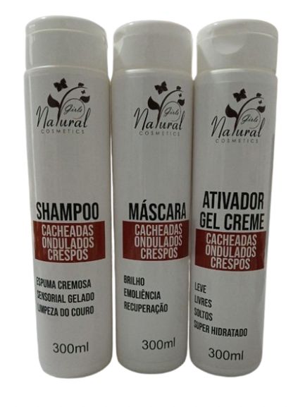 KIT CABELOS CACHEADOS NATURAL GIRLS 