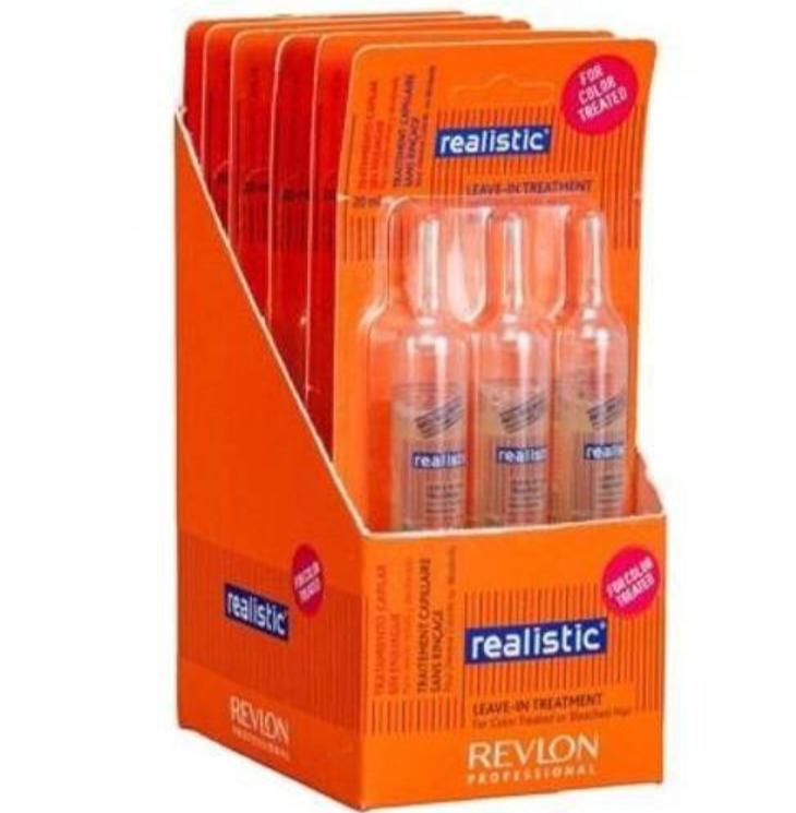 leavin de tratamento Revlon Realistic  Ampolas com 3