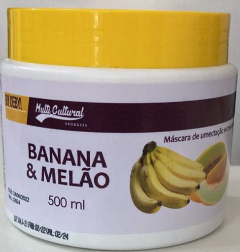 MASCARA BANANA COM MELAO ANTIOXIDANTE