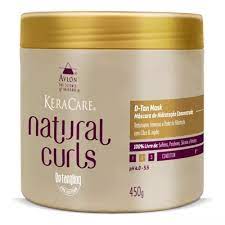 MÁSCARA DE NUTRIÇÃO CAPILAR PARA CRESPOS E CACHEADOS - KERACARE NATURAL CURLS D-TAN MASK 450G