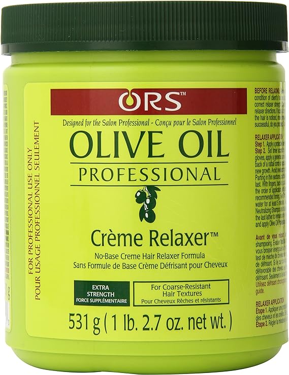 Organic Root Stimulator Ors Olive Óleo Creme Relaxer Extra Strength Frasco De 18,75 Onça (555 Ml) 1,16 Libra 