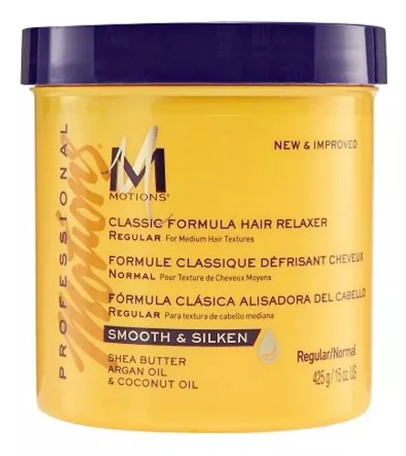 Relaxante capilar Mociones Smooth & Enderezar, 15 onças Regular