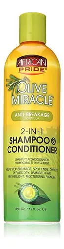 Shampoo & Conditioner 2 In 1 Olive Miracle African Pride