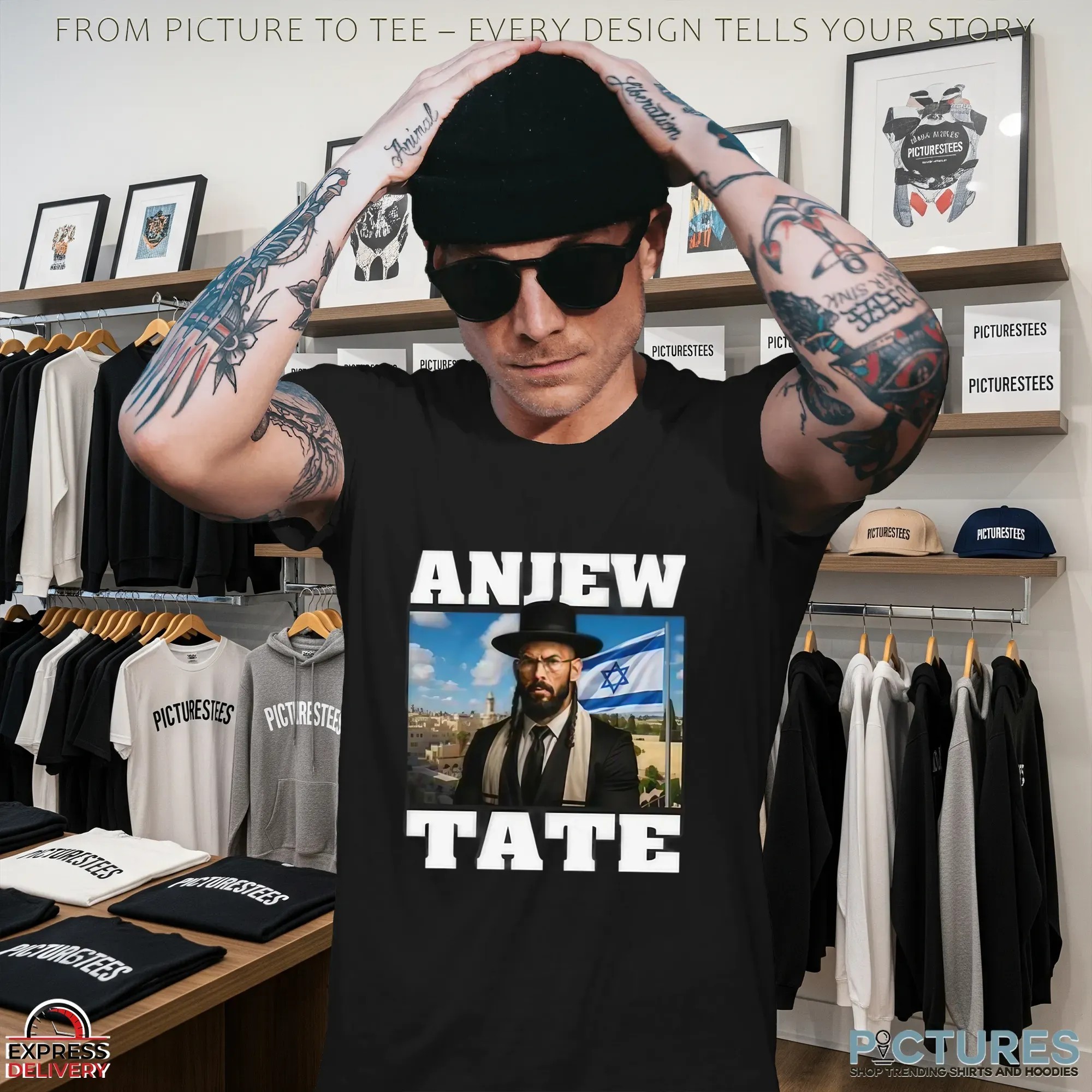 Andrew Tate Anjew Tate Israel Flag T-shirts