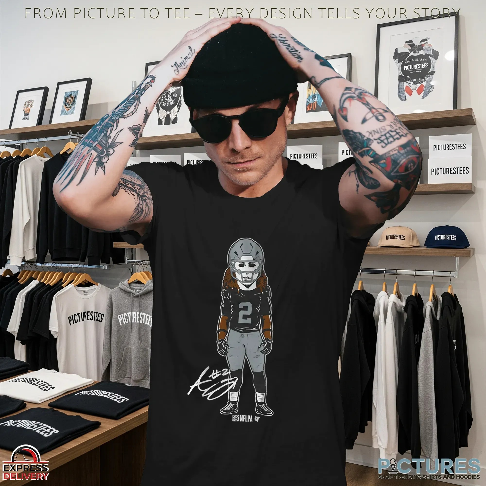 Ashton Jeanty Boogeyman Signature T Shirt