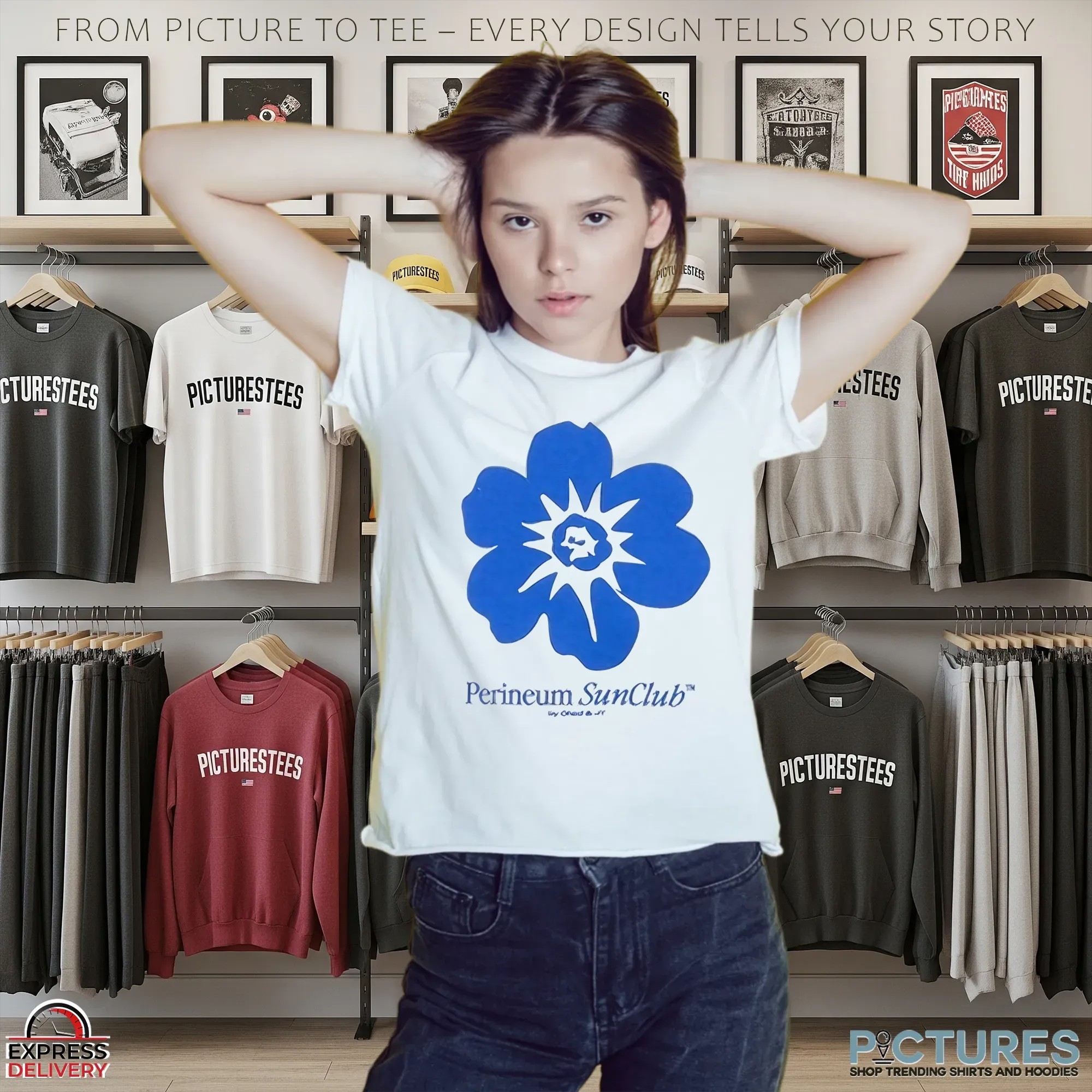 Chad And Jt Perineum SunClub Bumflower T-shirts