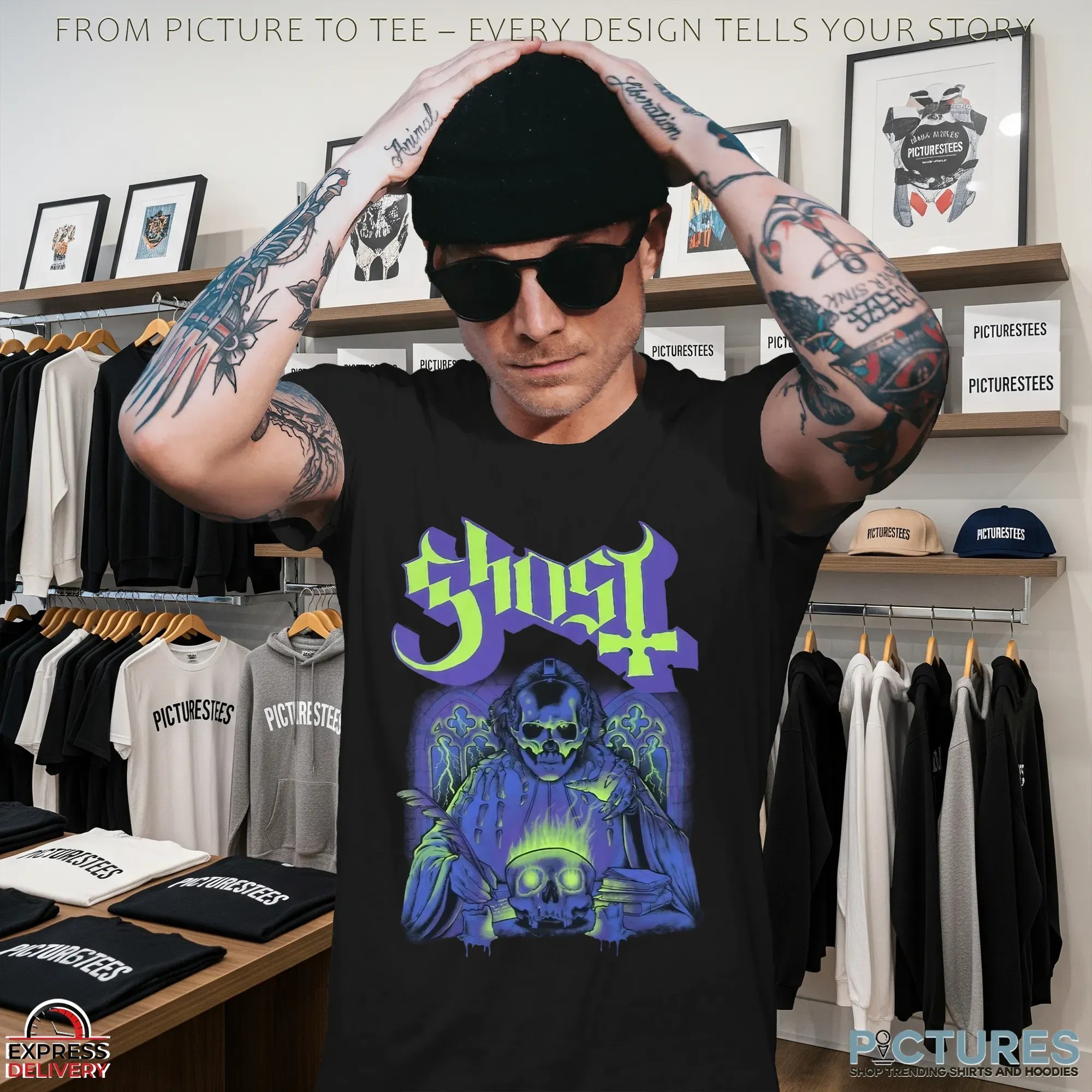 Divination Glow In The Dark Ghost T Shirt