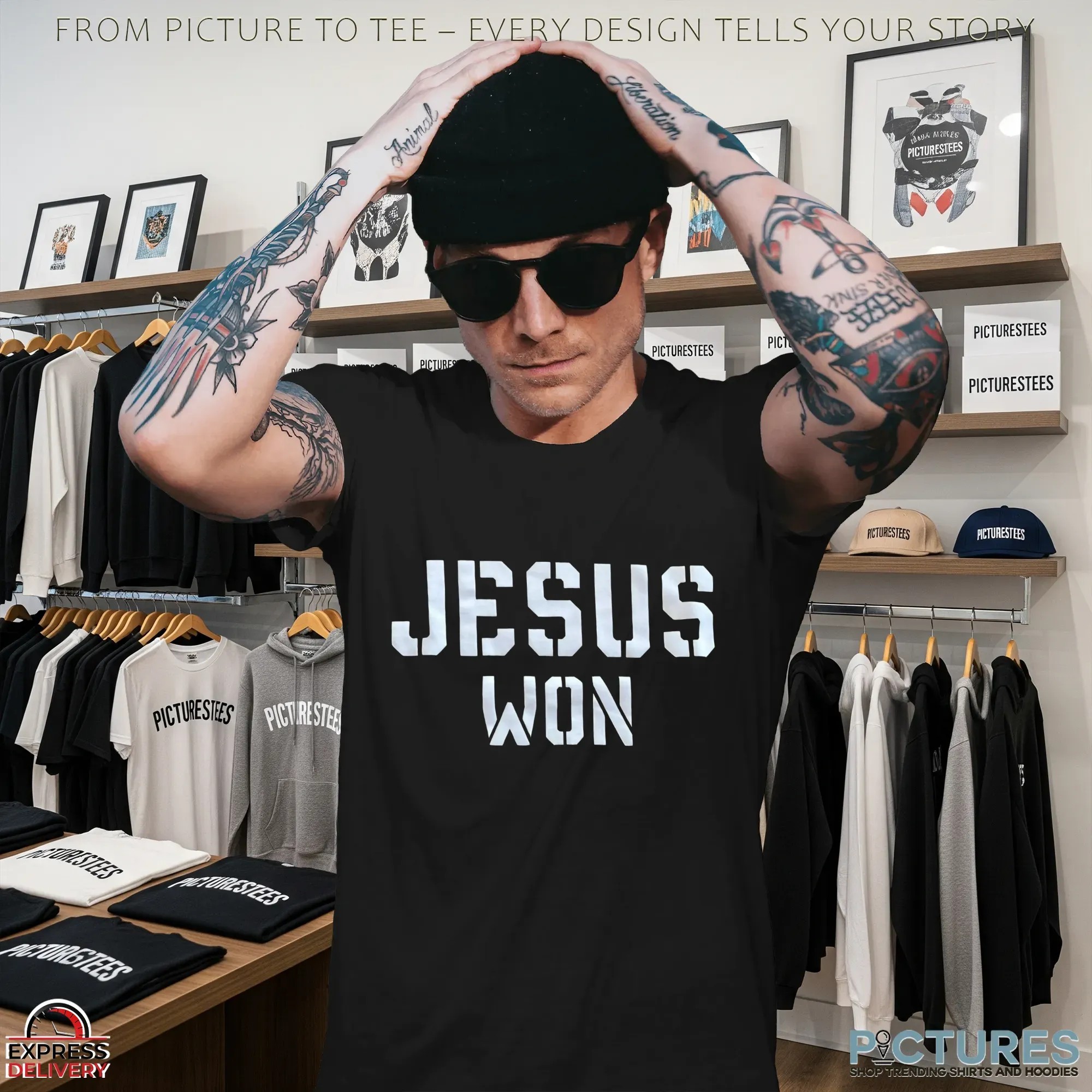 JESUS WON Graphic Trending T Shirt