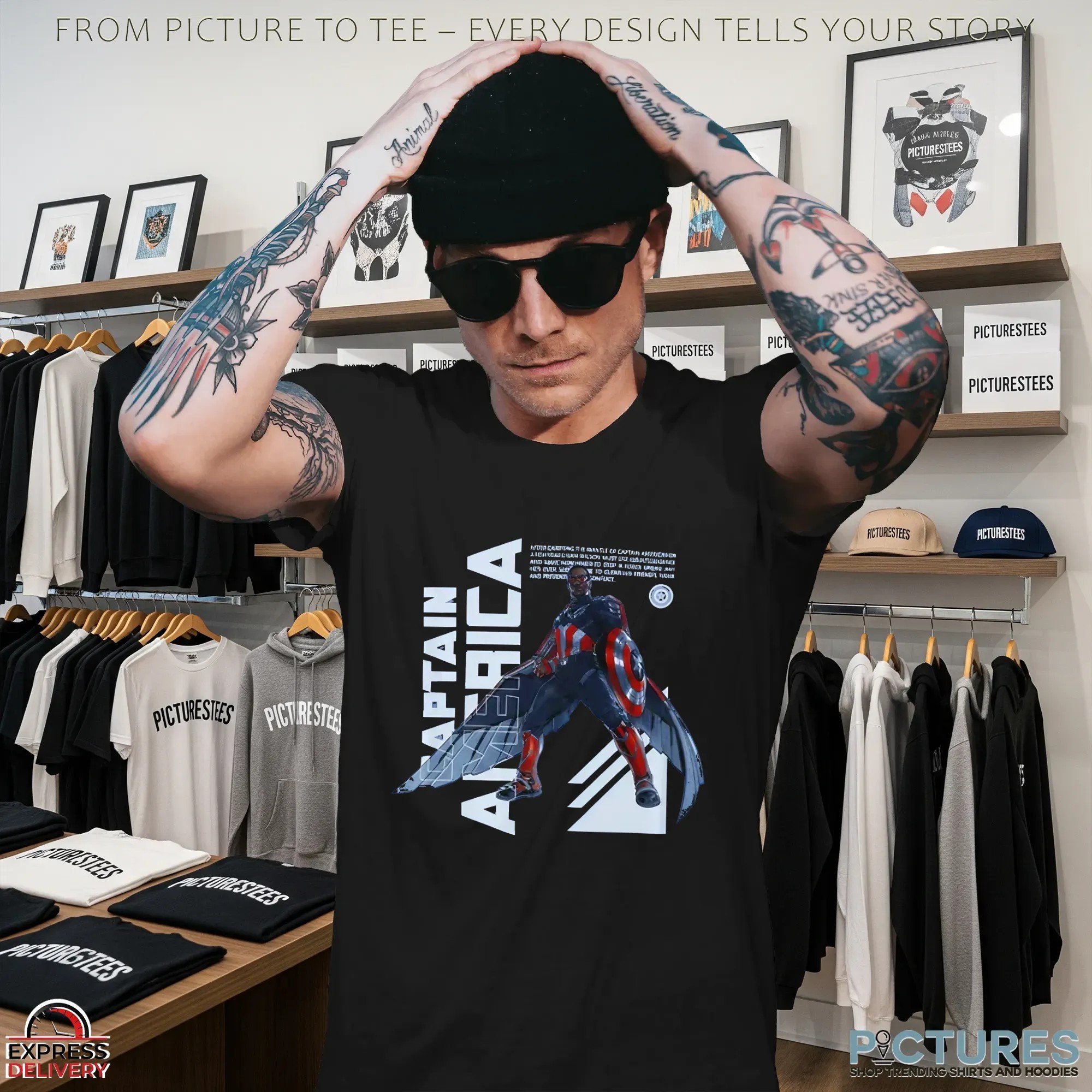 Marvel Captain America Graphic Tee