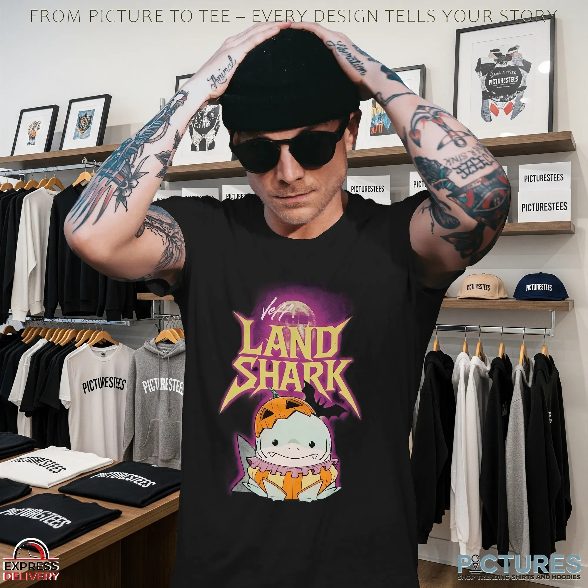 Marvel Rivals Jeff The Land Shark Pumpkin T-Shirt