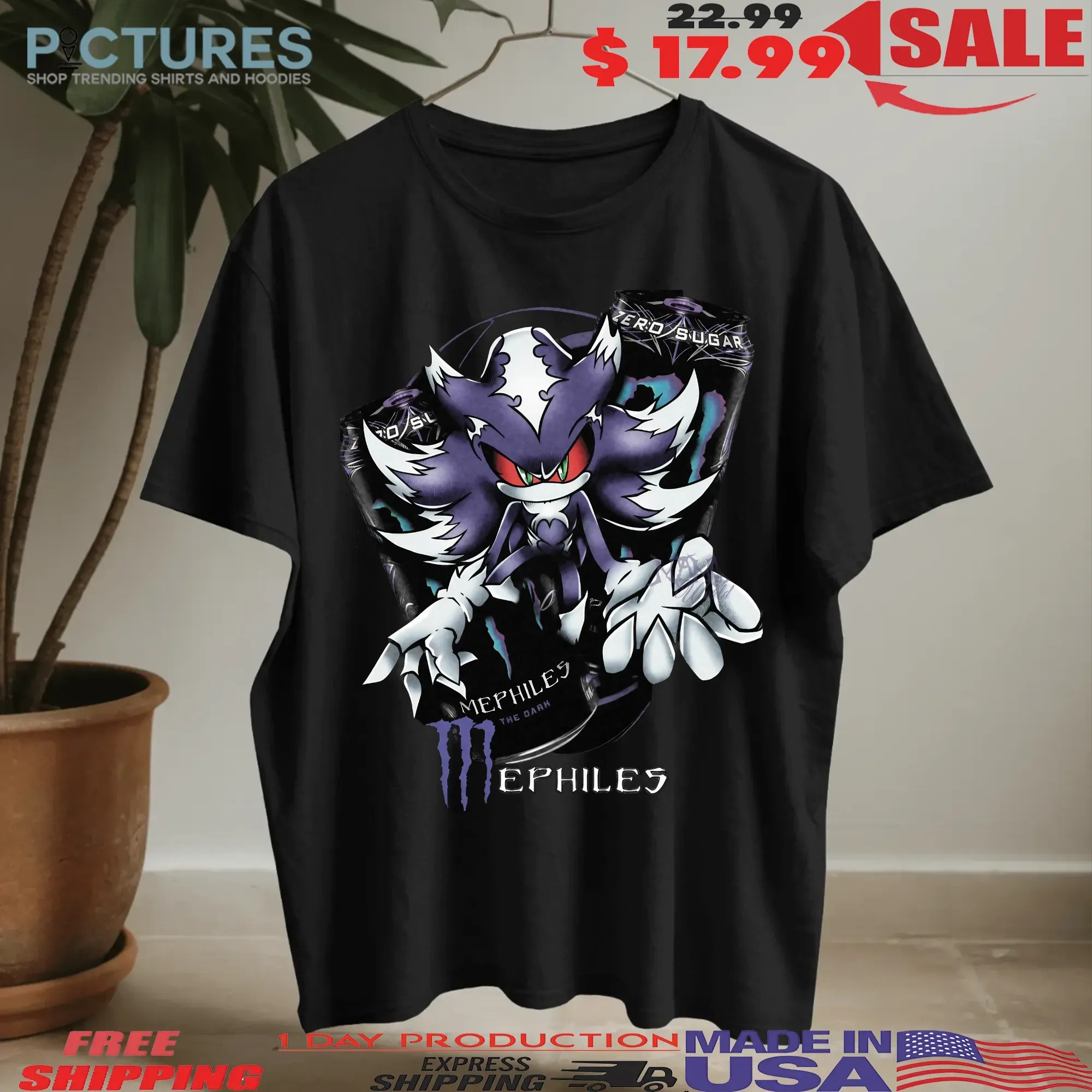 Mephiles the Dark Zero Sugar Drink T Shirt