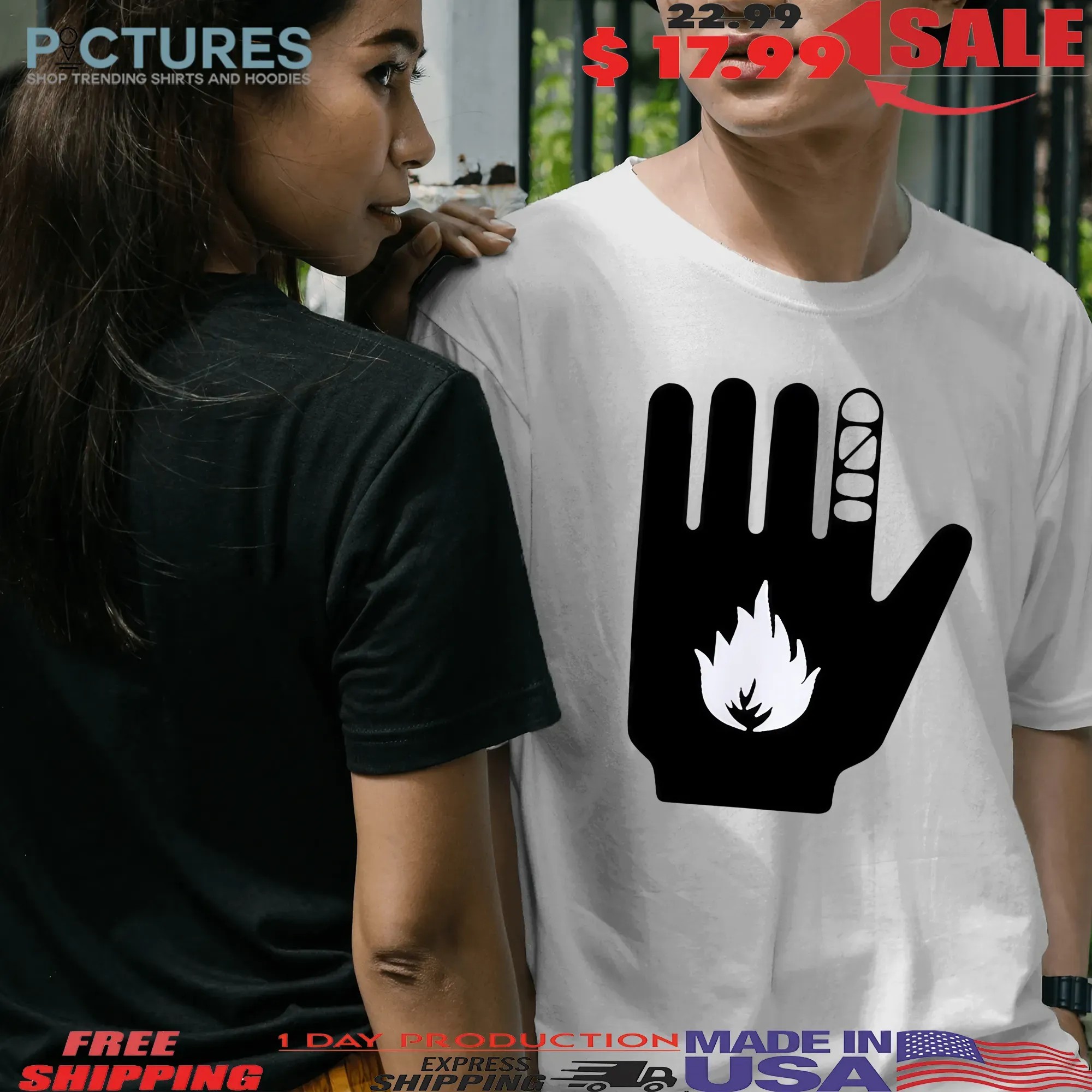 Pedro Pascal wearing Ceasefire Now Msf White T-shirts