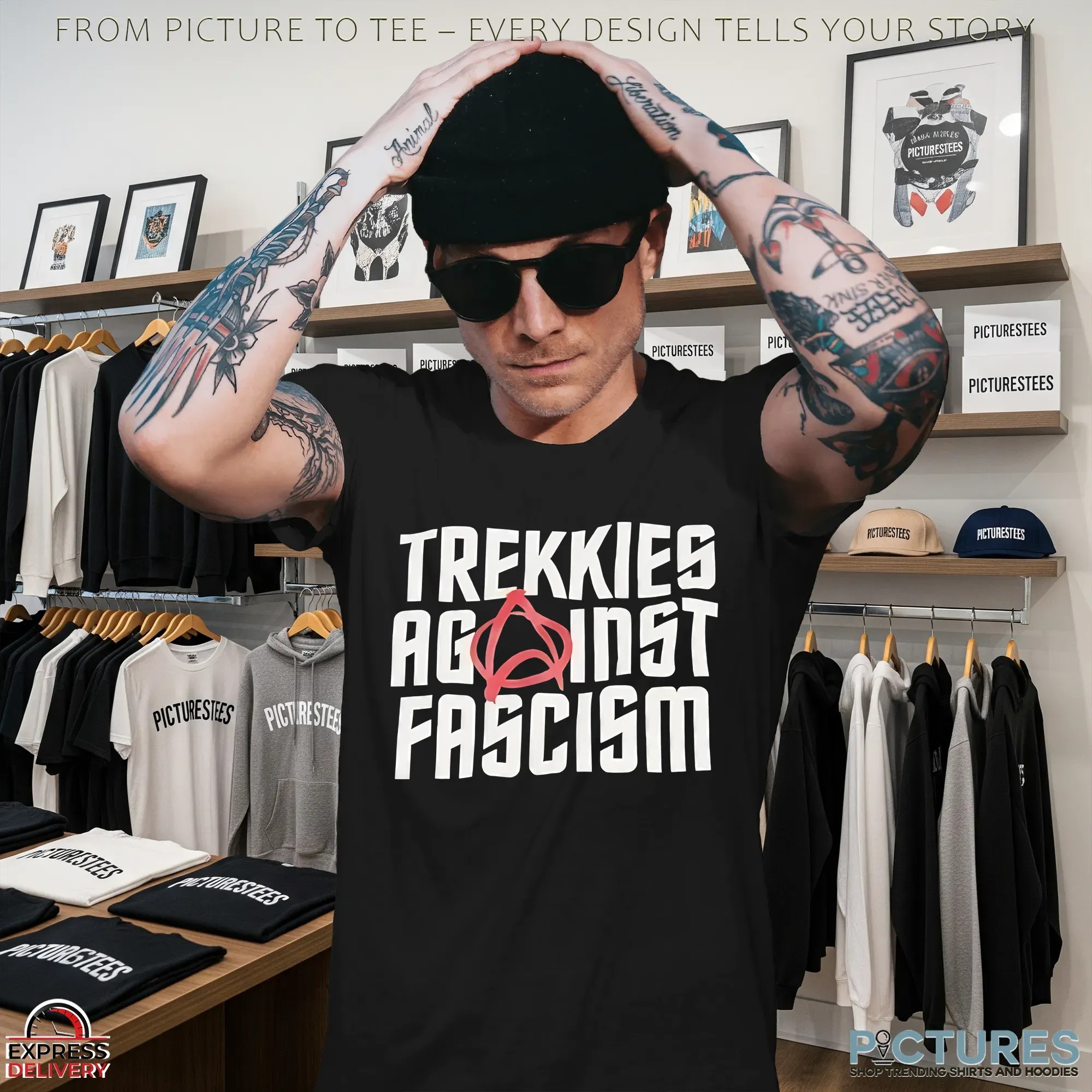 Trekkies Against Fascism T Shirt