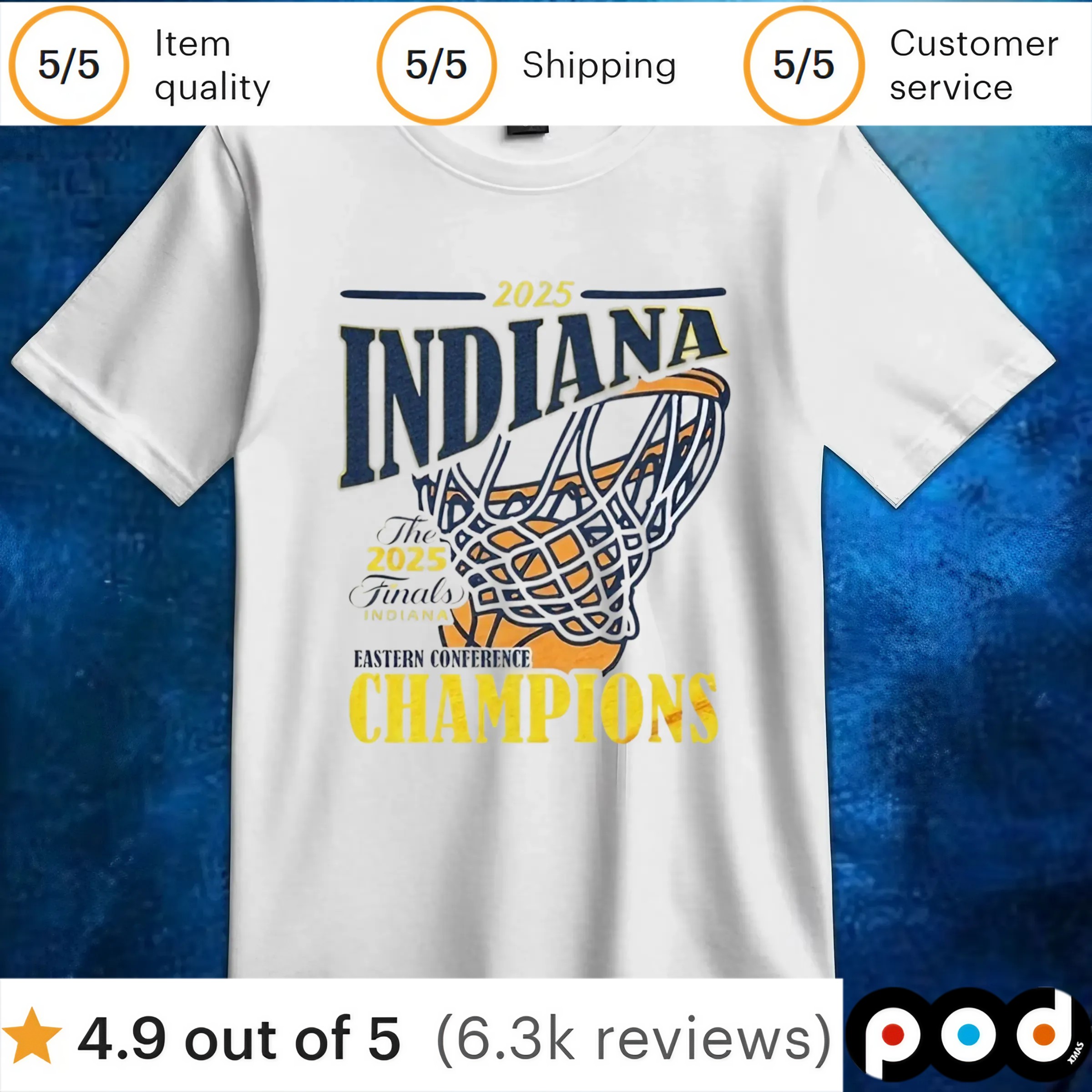 2025 Indiana The Finals Eastern Conference Champions t shirt 6 2025 Indiana The Finals Eastern Conference Champions t shirt
