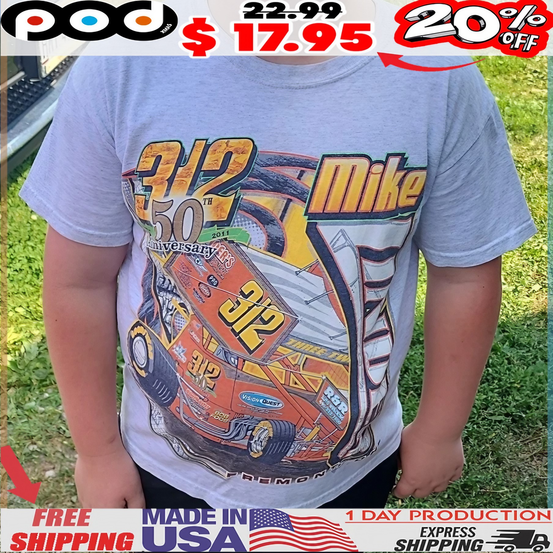 312 50th Anniversary Mike T Shirt