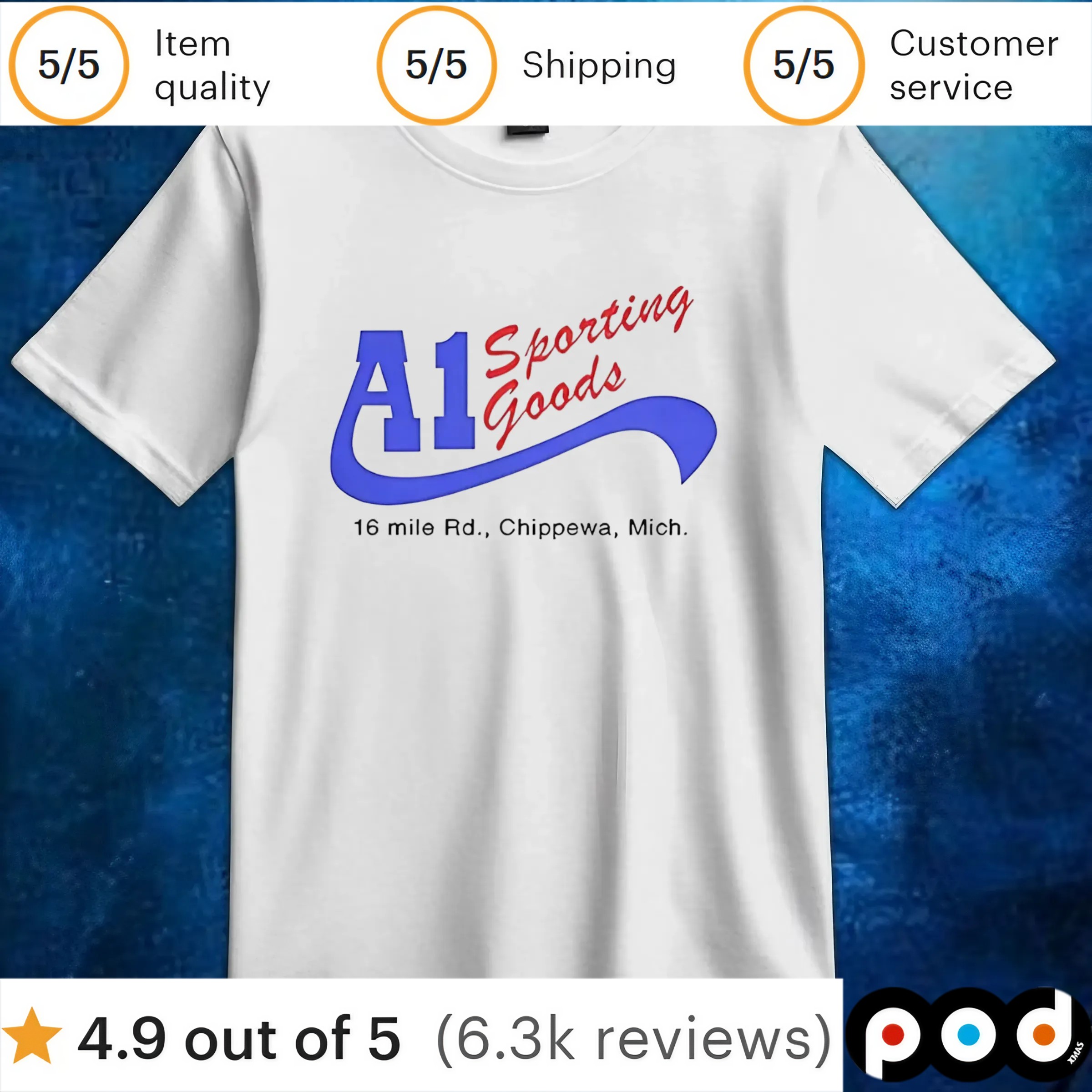 A1 sporting goods t shirt 6 A1 sporting goods t shirt