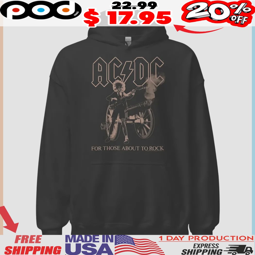 AC DC For Those About To Rock Angus Shirt