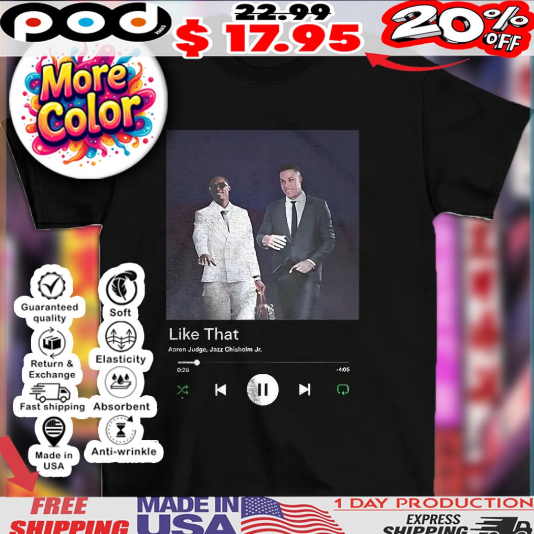 Aaron Judge and Jazz Chisholm Jr New York Yankees Yanks are like that vintage shirt