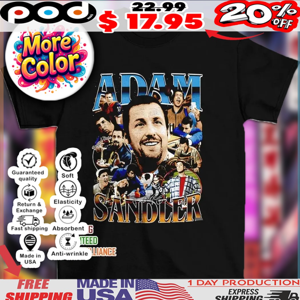 Adam Sandler Sandler vintage bootleg style shirt 1 Adam Sandler Sandler vintage bootleg style shirt