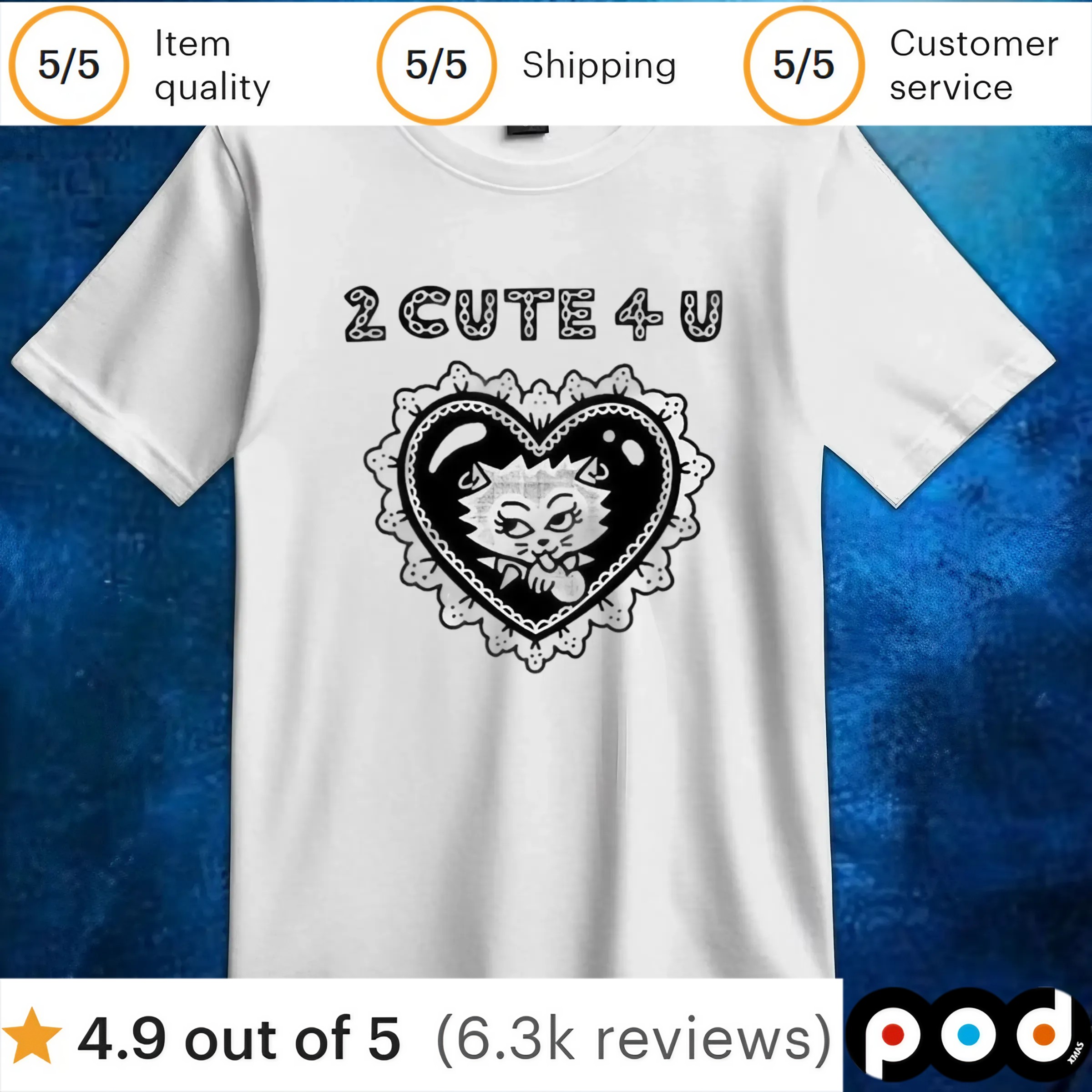 Aidabloom 2 Cute 4 U heart t shirt 6 Aidabloom 2 Cute 4 U heart t shirt