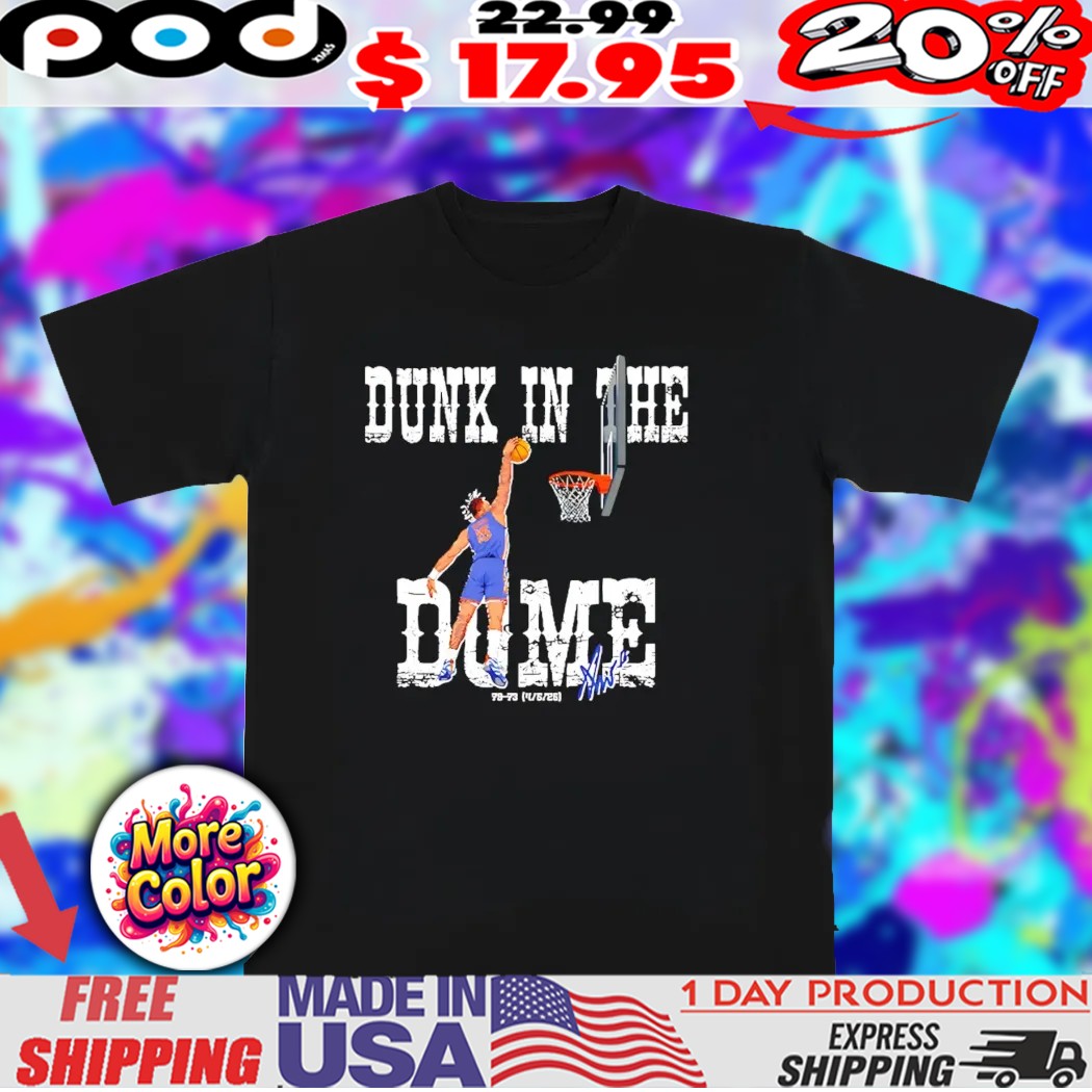 Alijah Martin dunk in the dome signature vintage shirt