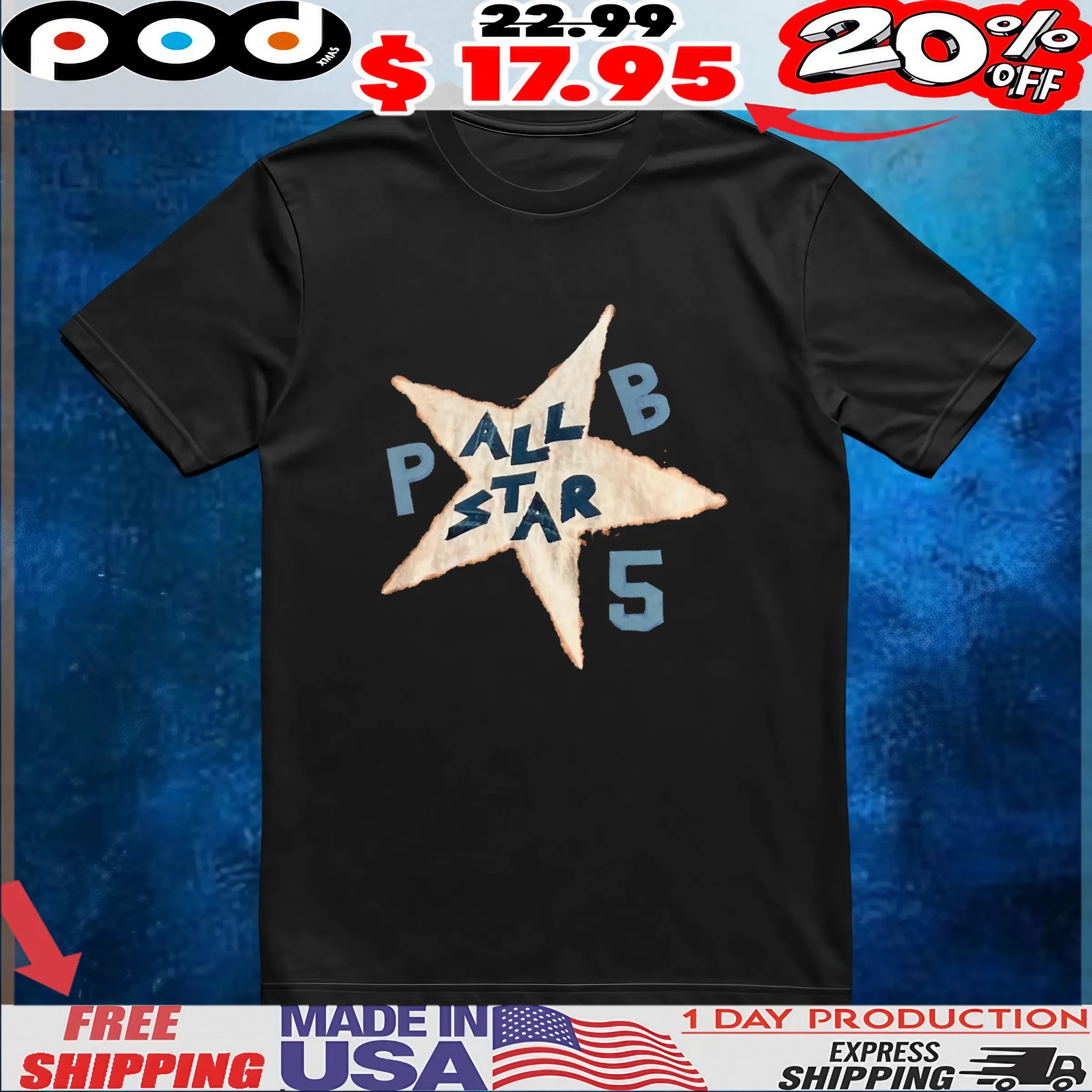 All star P B 5 T Shirt 6 All star P B 5 T Shirt