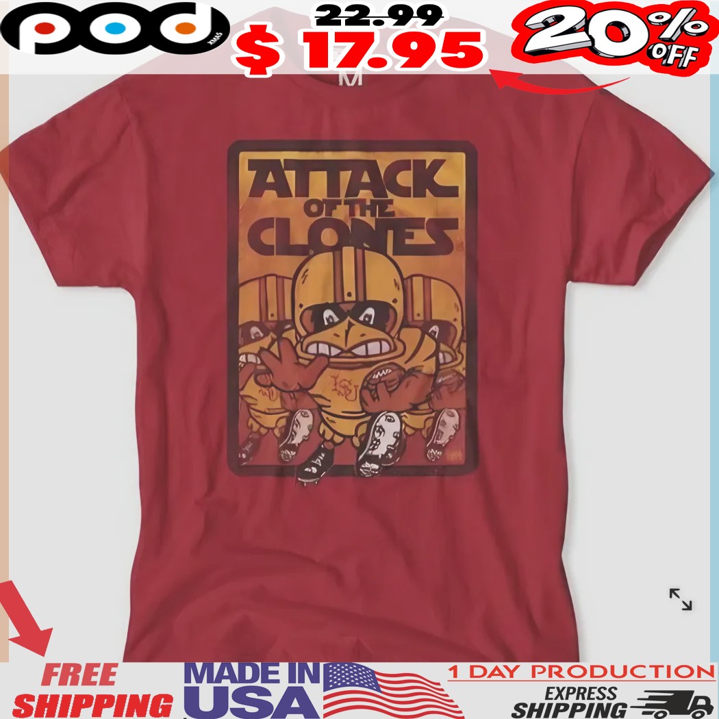 American Eagle Attack Of The Clones Iowa State University Vintage Shirt 1 American Eagle Attack Of The Clones Iowa State University Vintage Shirt