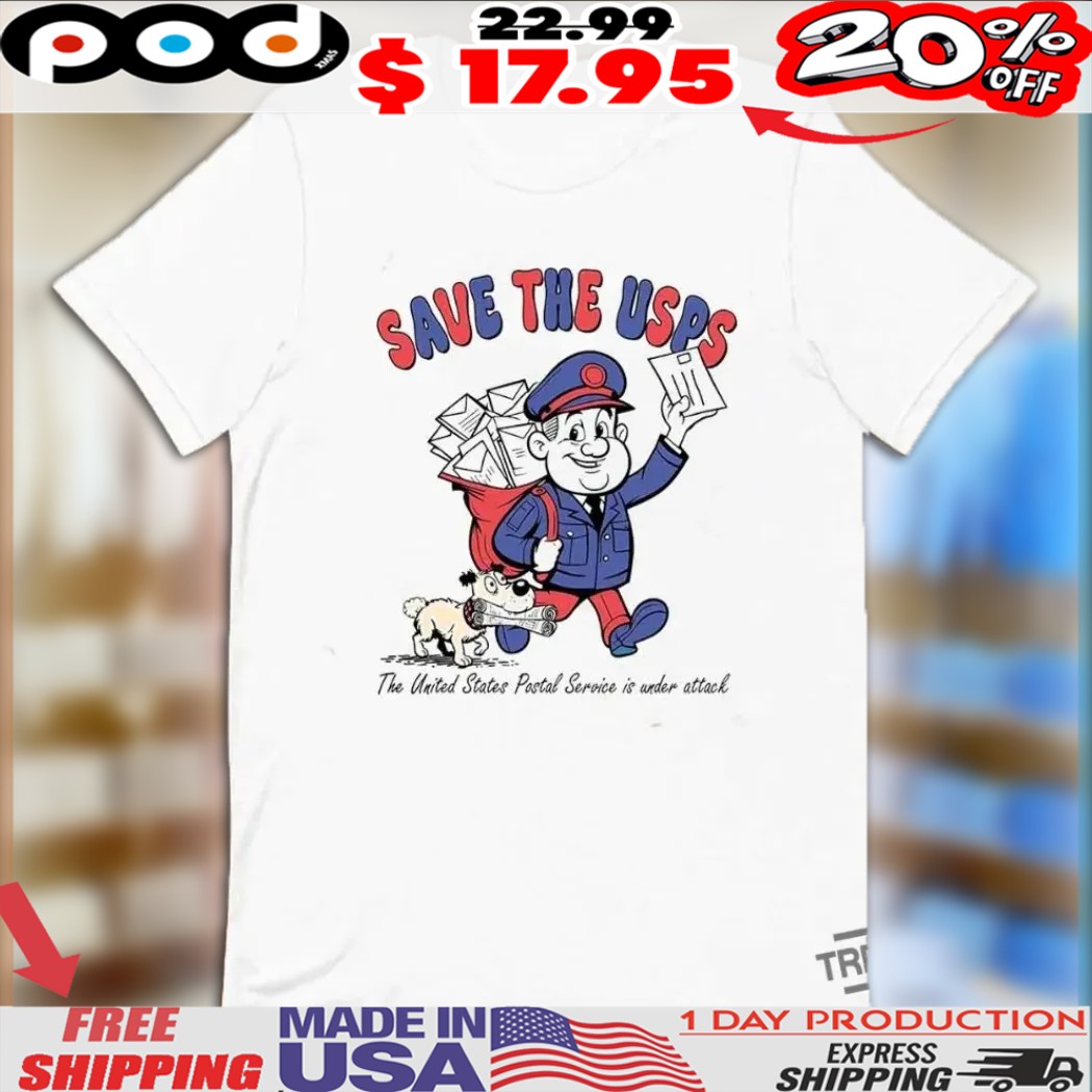 Anti Trump Save The Usps Us Postal Service Shirt