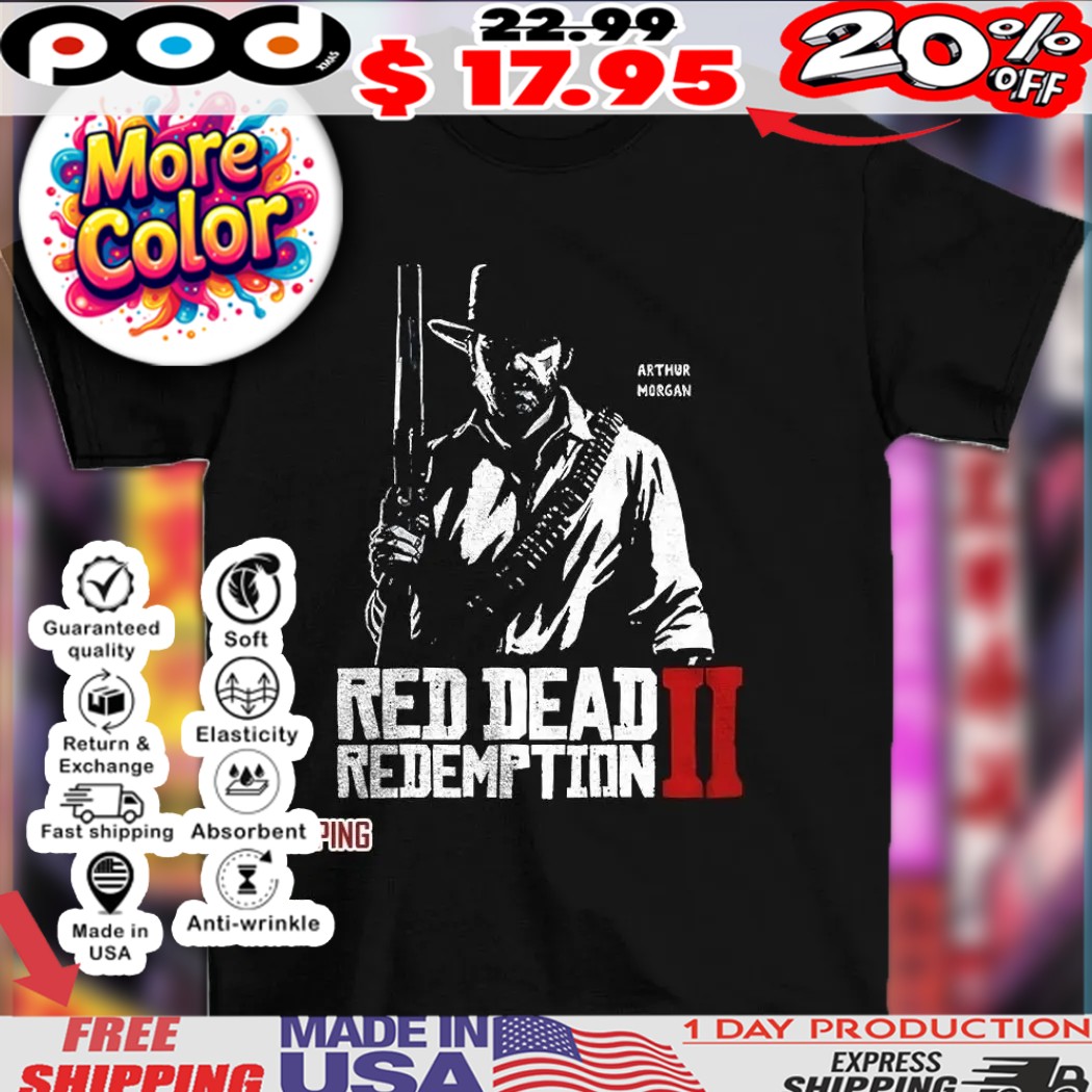 Arthur Morgan Red Dead Redemption II retro shirt 1 Arthur Morgan Red Dead Redemption II retro shirt