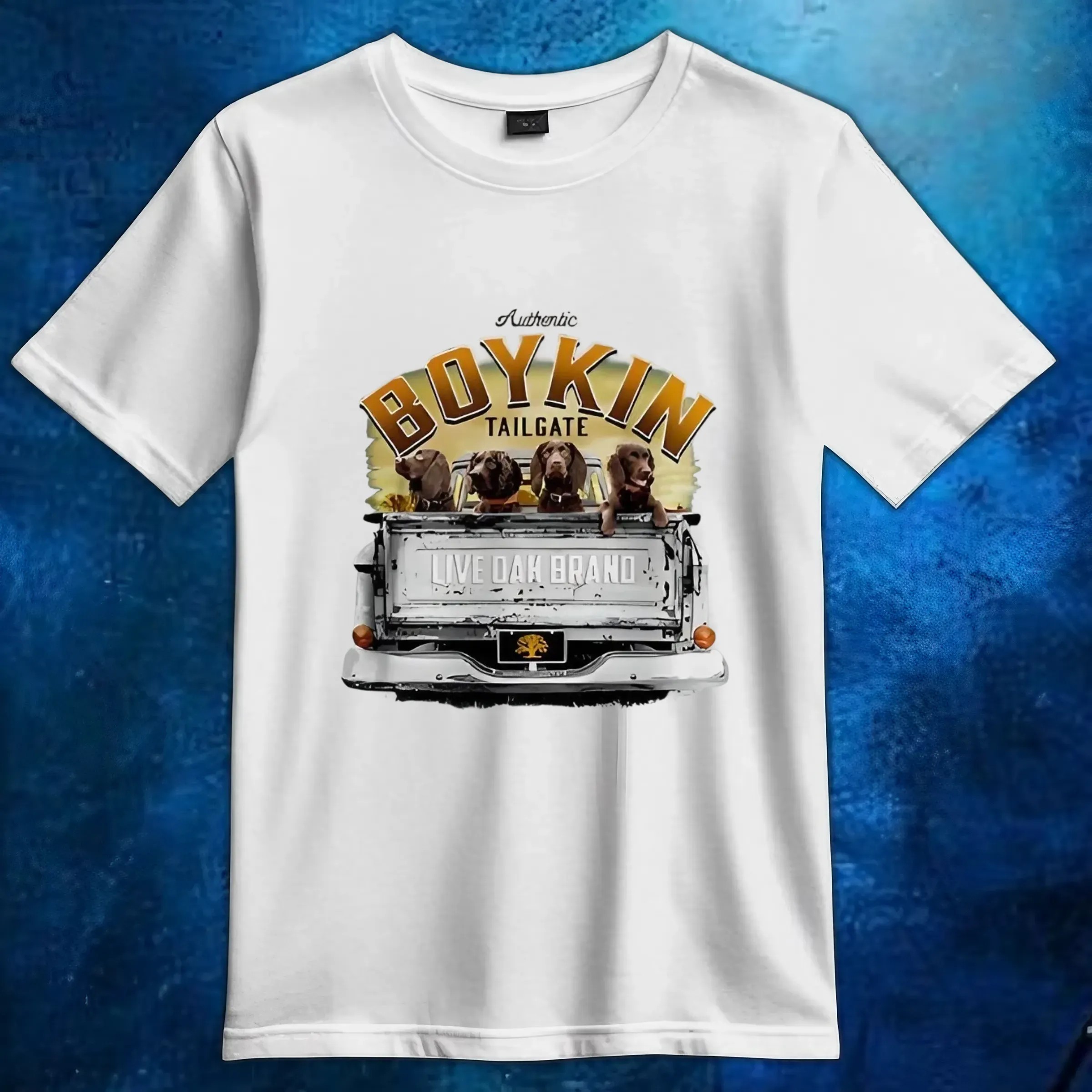 Authentic boykin tailgate live dak brand t shirt