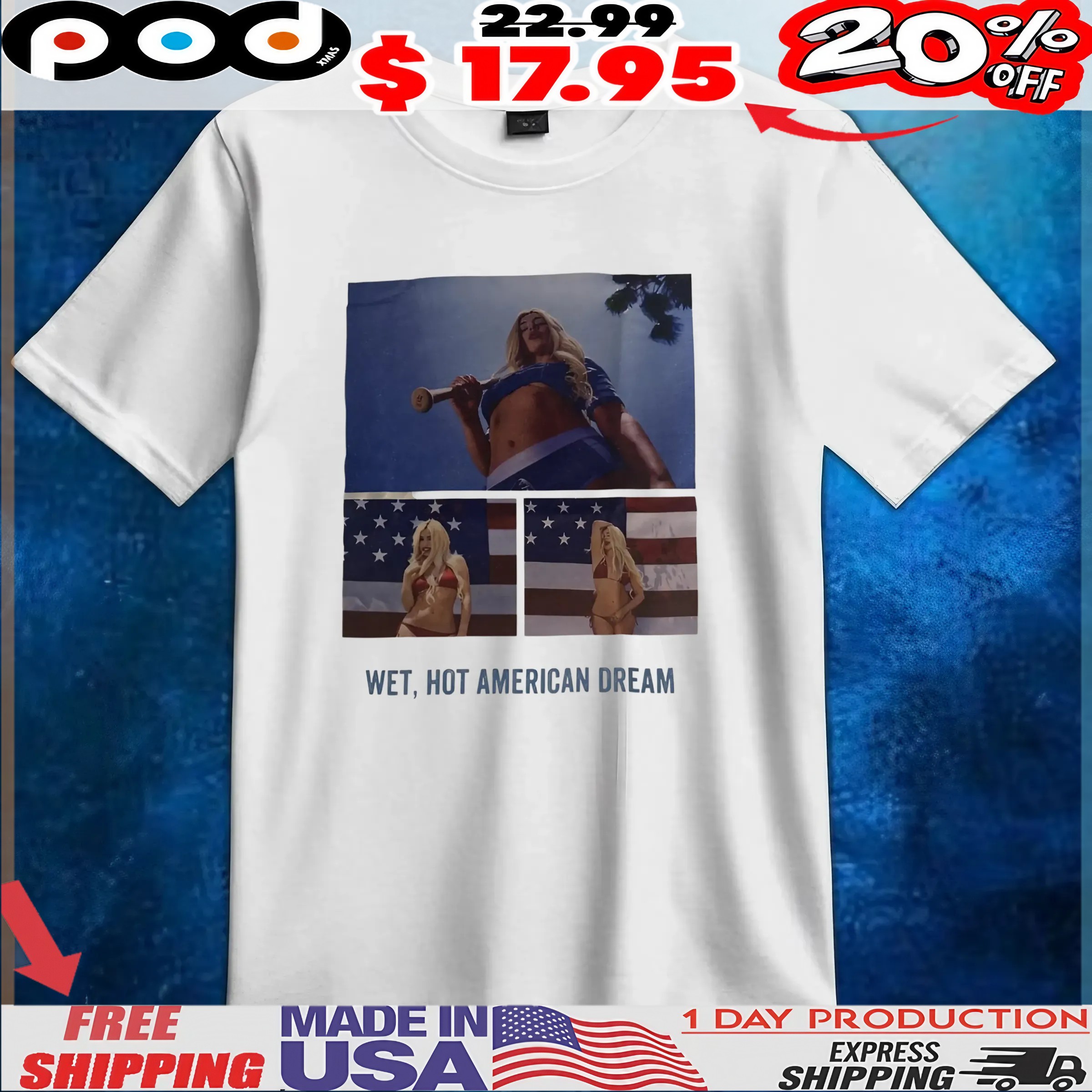 Ava Max Wet, Hot American Dream T Shirt