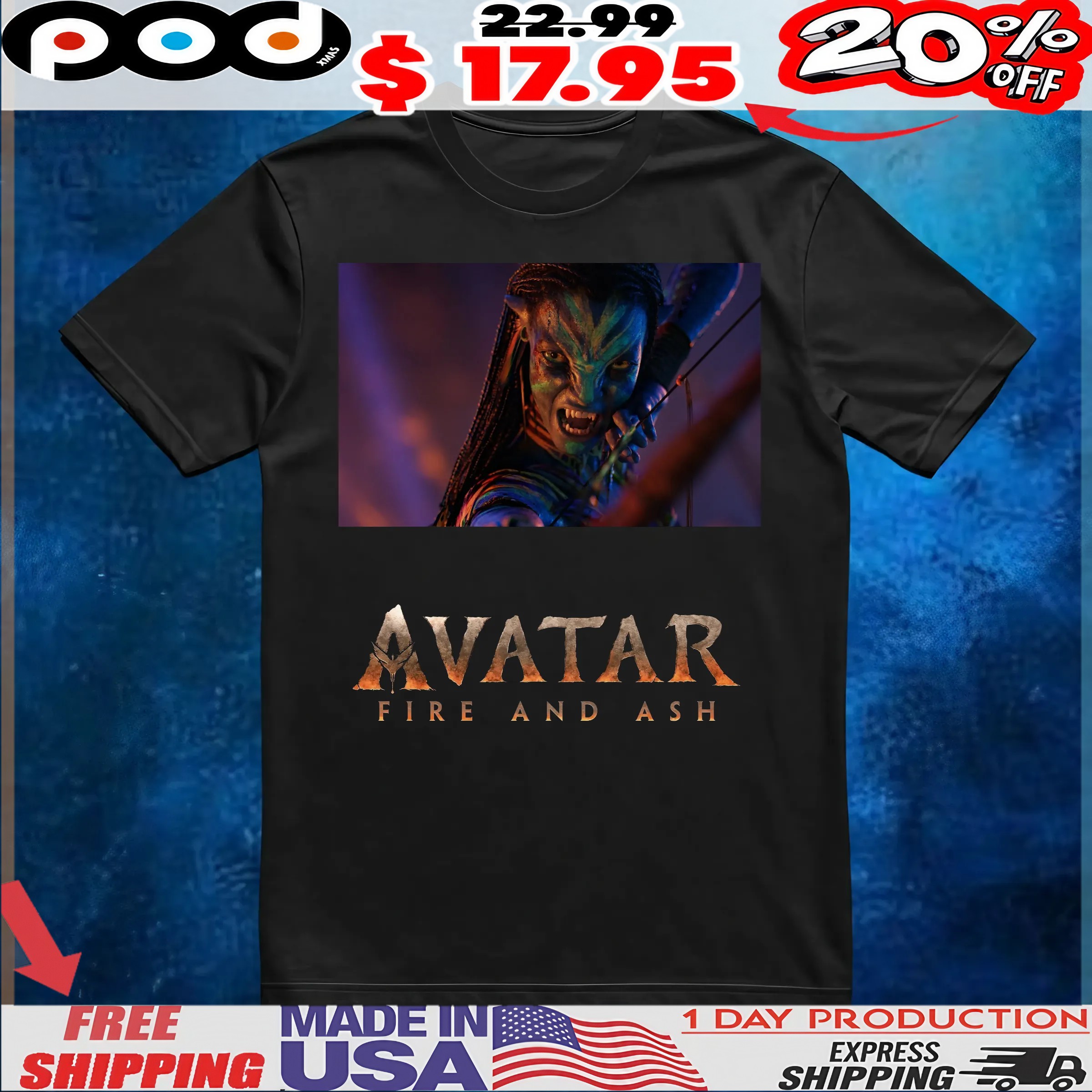 Avatar Fire And Ash T Shirt