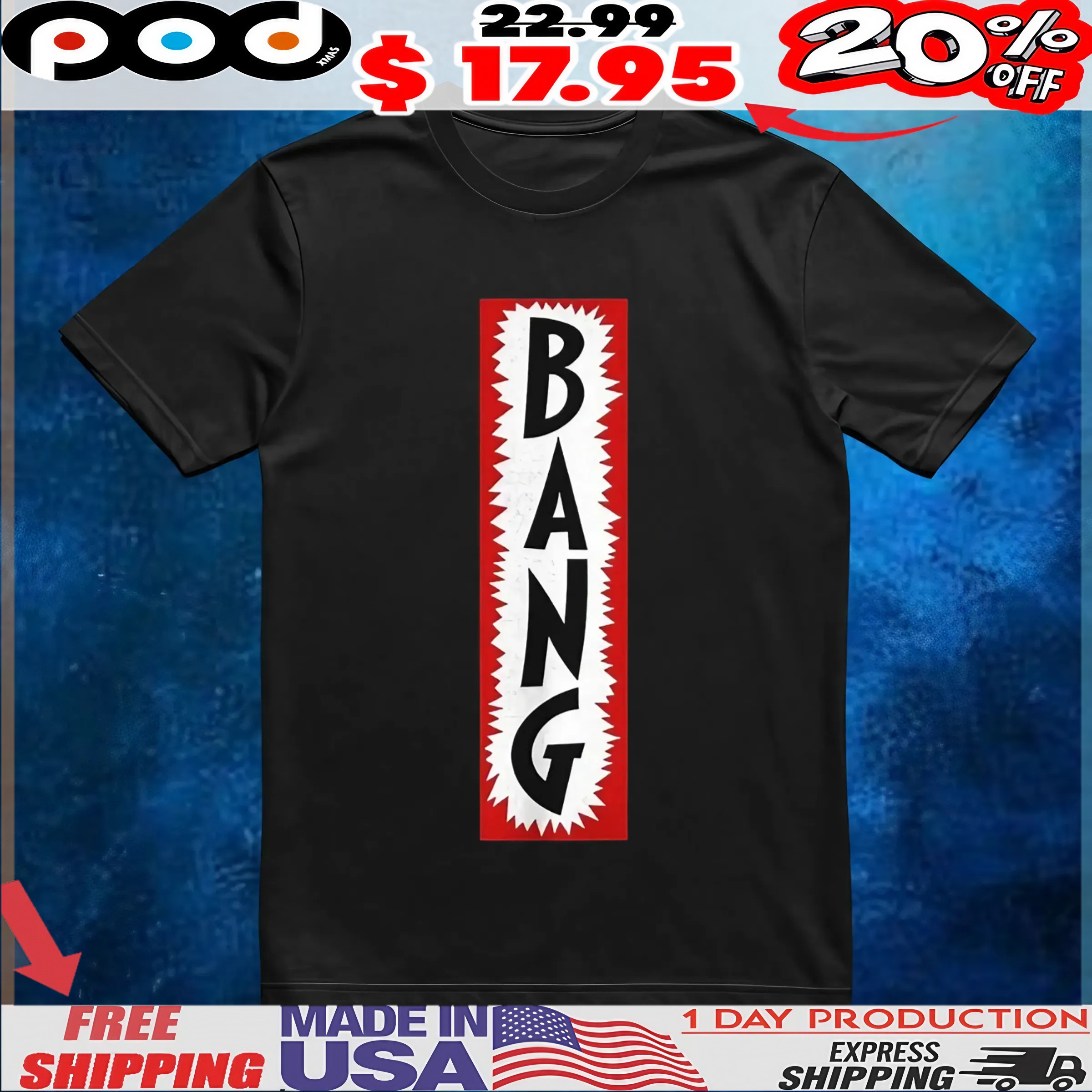BANG Country Cowboy Rodeo comic t shirt