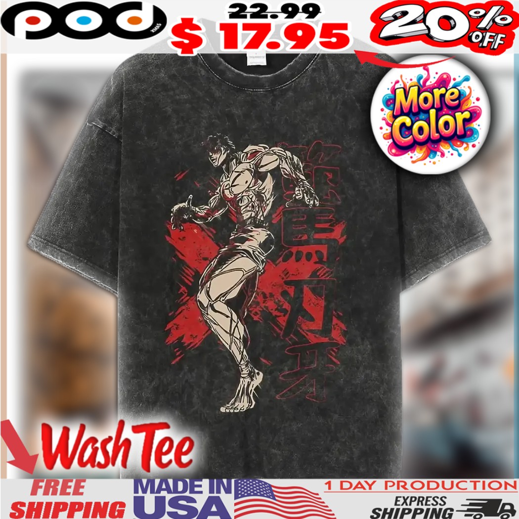 Baki the Grappler Hanma Yujiro Fighting Pose Anime Shirt