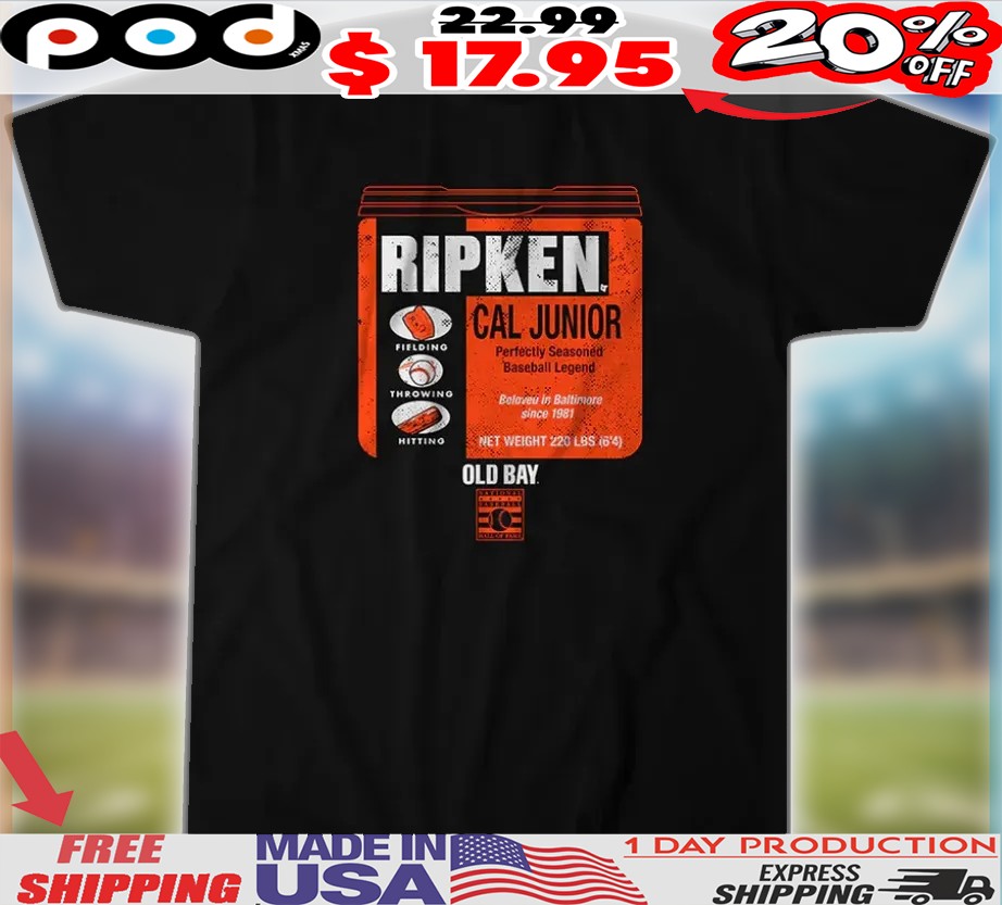 Baltimore Orioles Cal Ripken Jr Old Bay Can Shirt