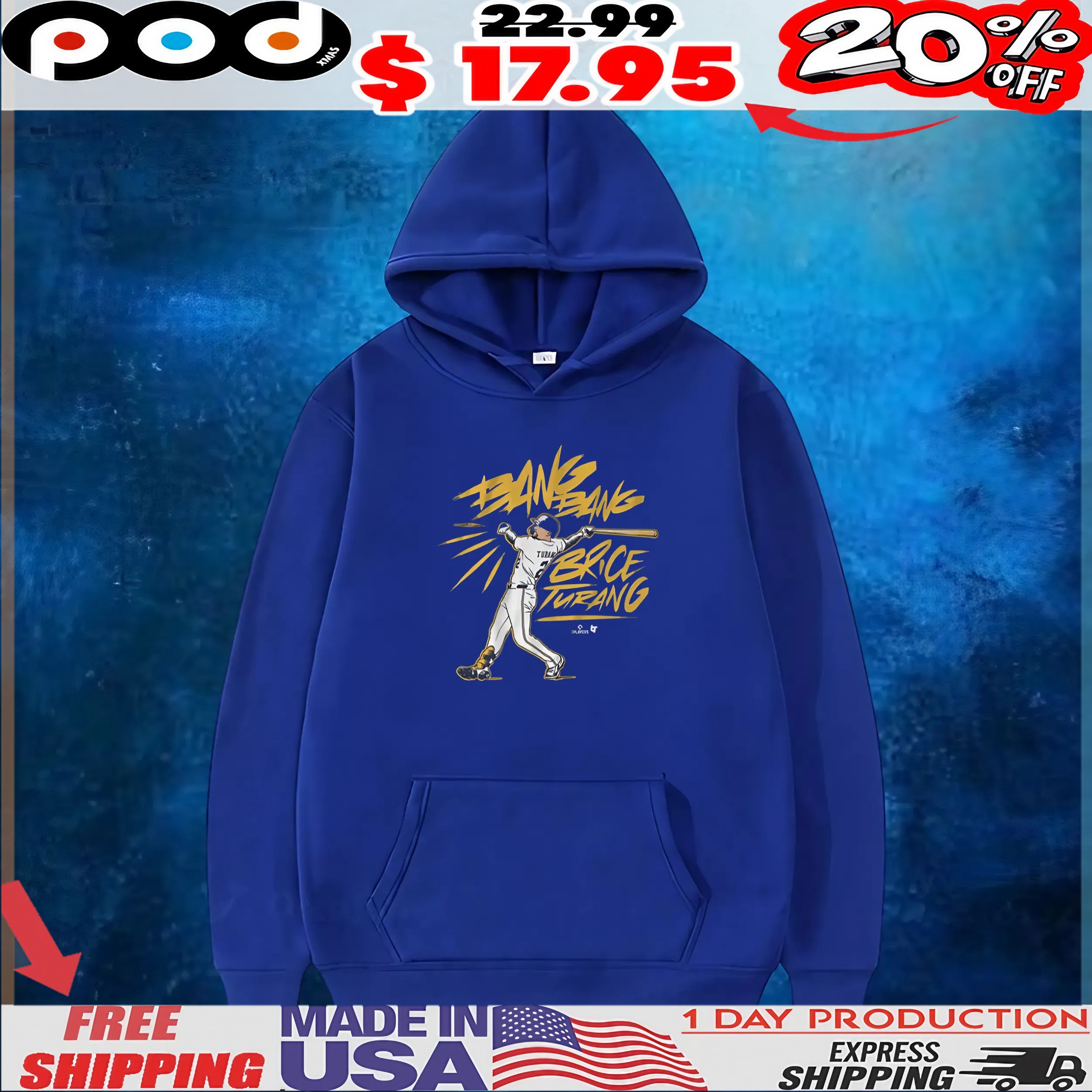 Bang Bang Brice Turang Pose T Shirt