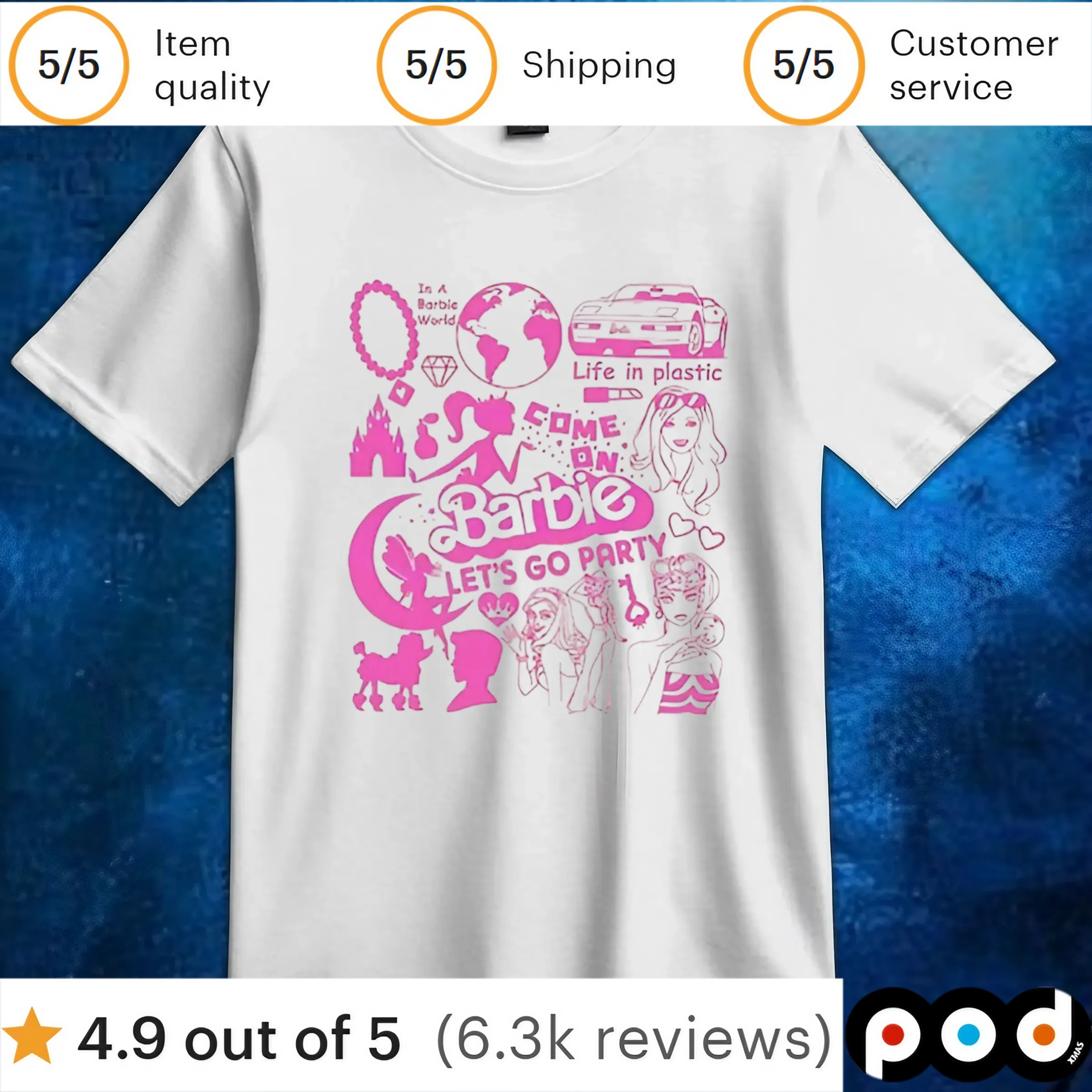 Barbie let’s go party come on t shirt