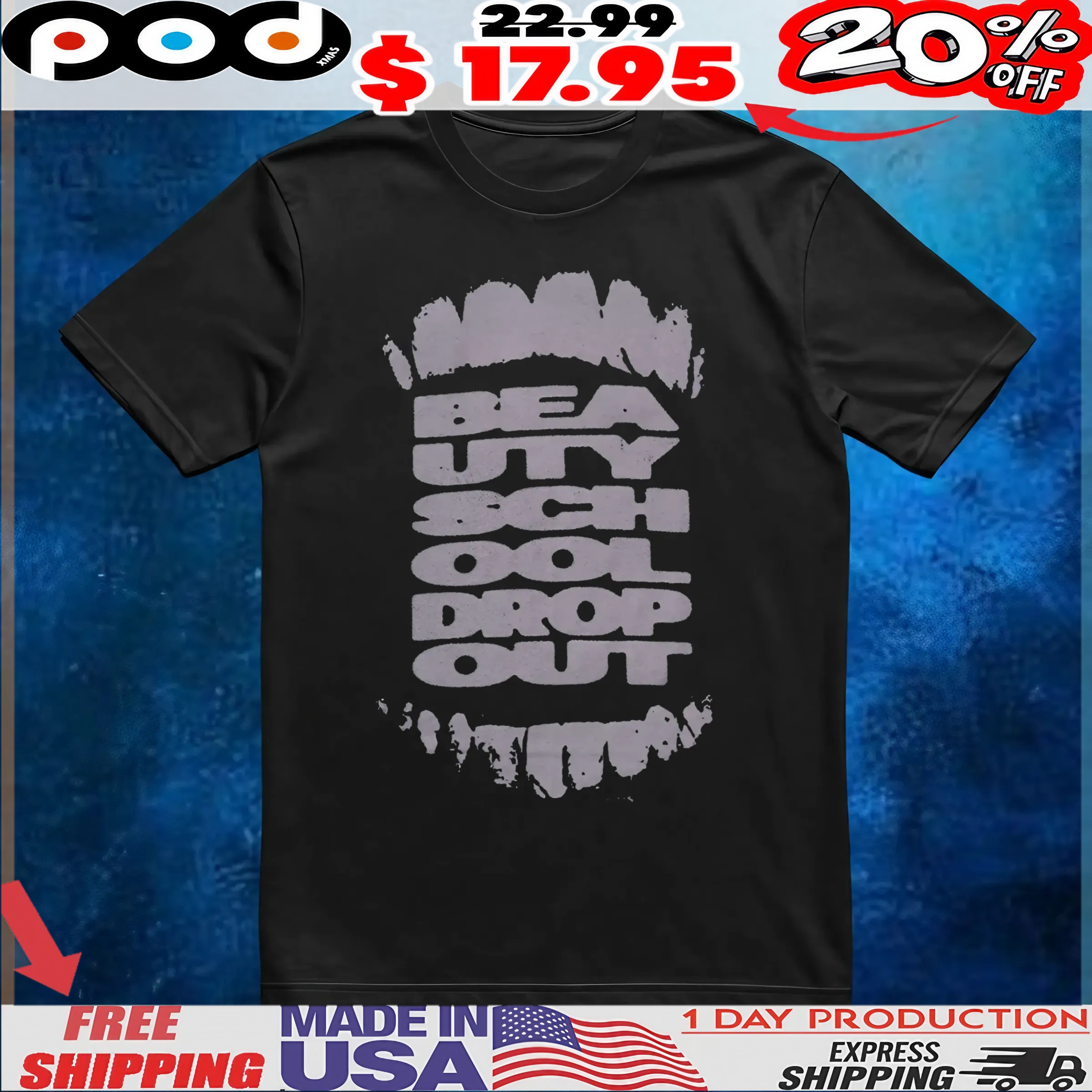 Beauty School Dropout Teeth T Shirt 6 Beauty School Dropout Teeth T Shirt