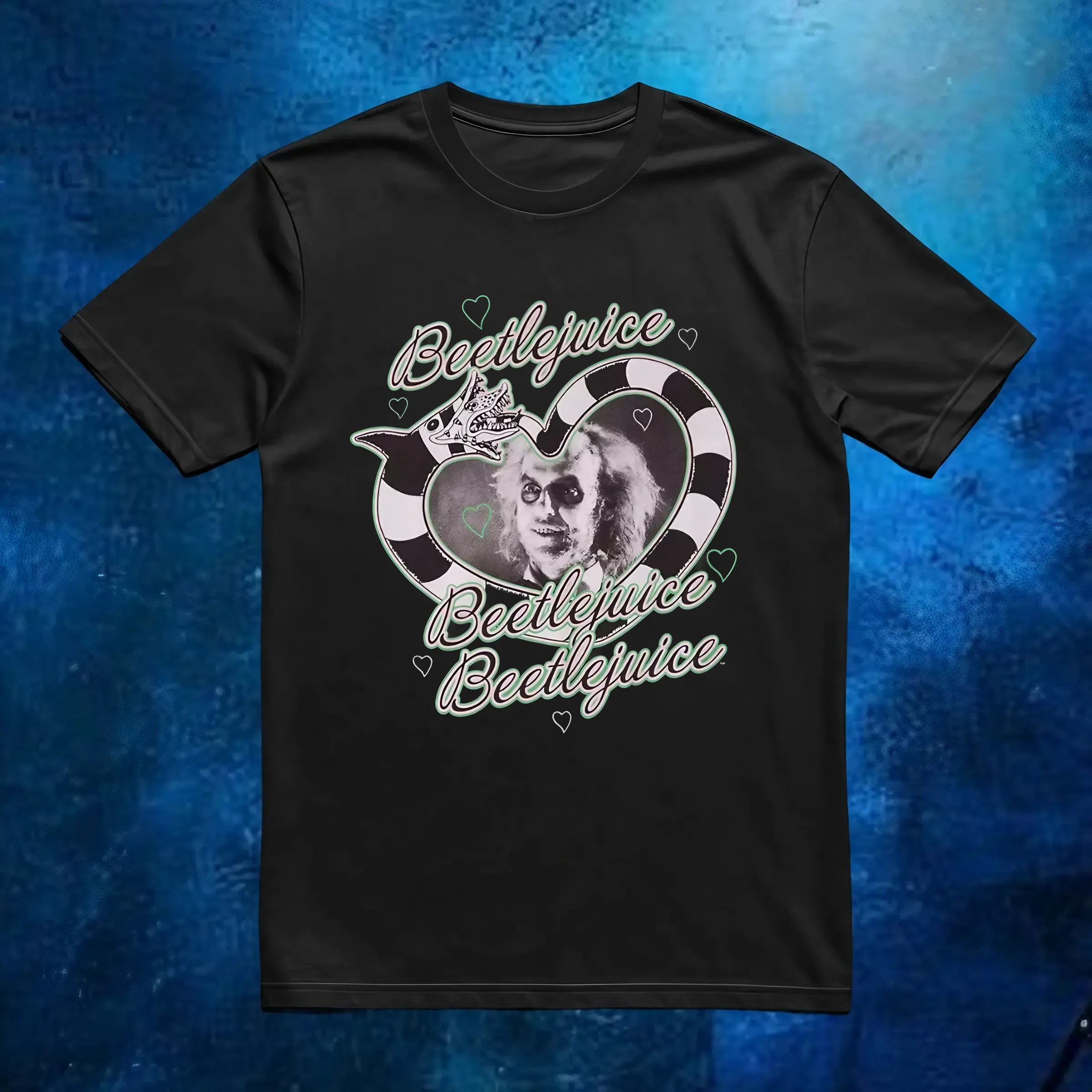 Beetlejuice Beetlejuice Beetlejuice Sandworm Heart Portrait T-Shirt