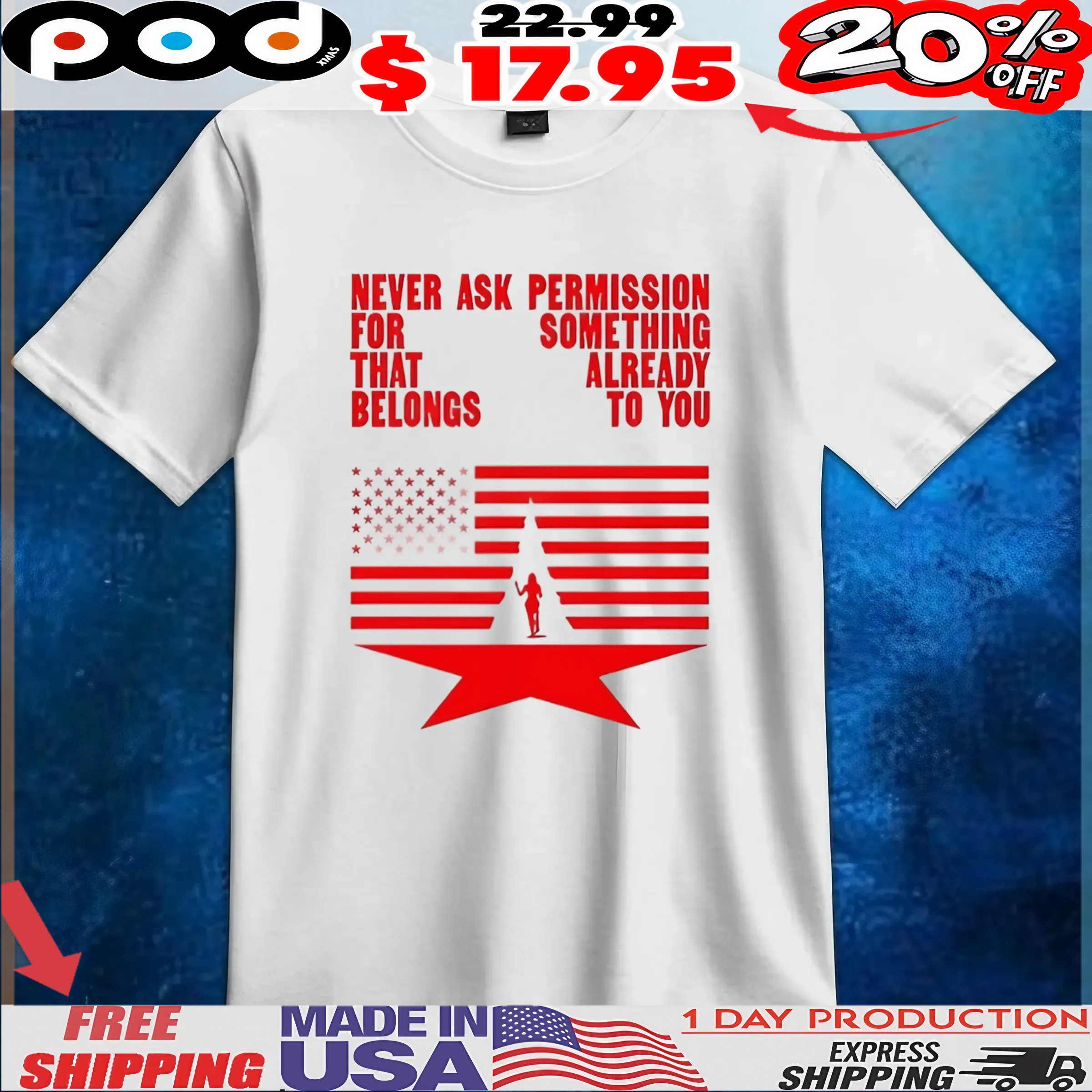 Beyonce never ask permission for something that already belongs to you flag t shirt 1 Beyonce never ask permission for something that already belongs to you flag t shirt
