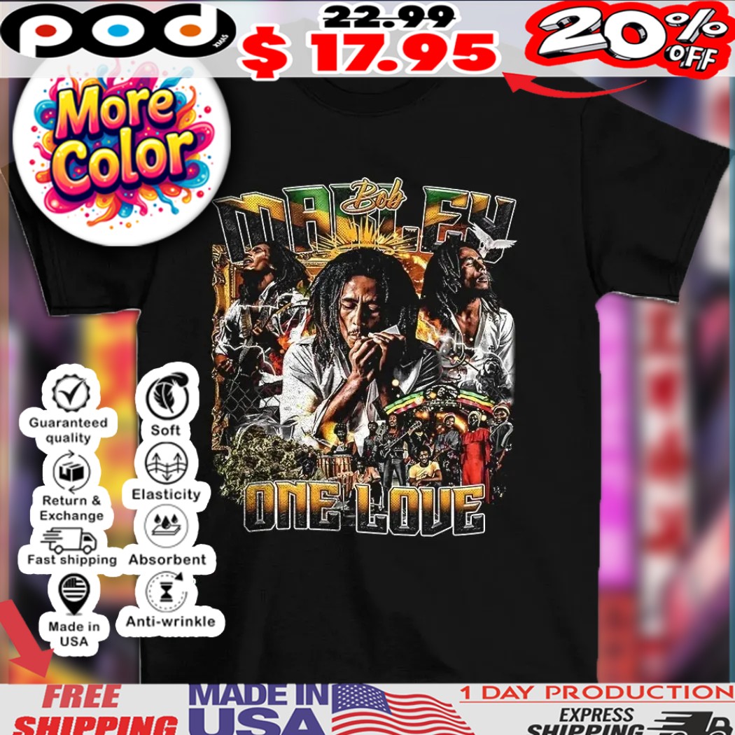 Bob Marley one love movie vintage bootleg poster shirt 1 Bob Marley one love movie vintage bootleg poster shirt