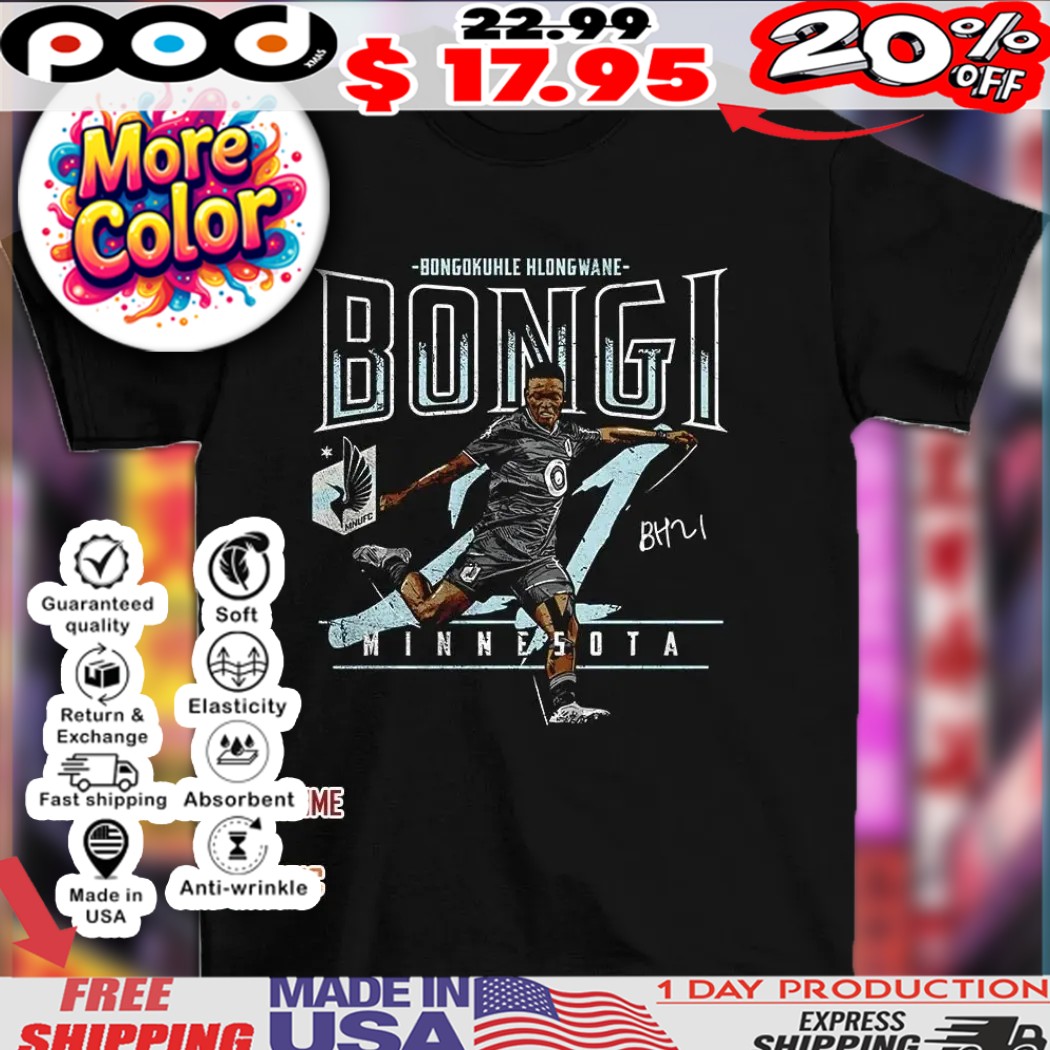 Bongokuhle Hlongwane Minnesota United feature vintage pose shirt