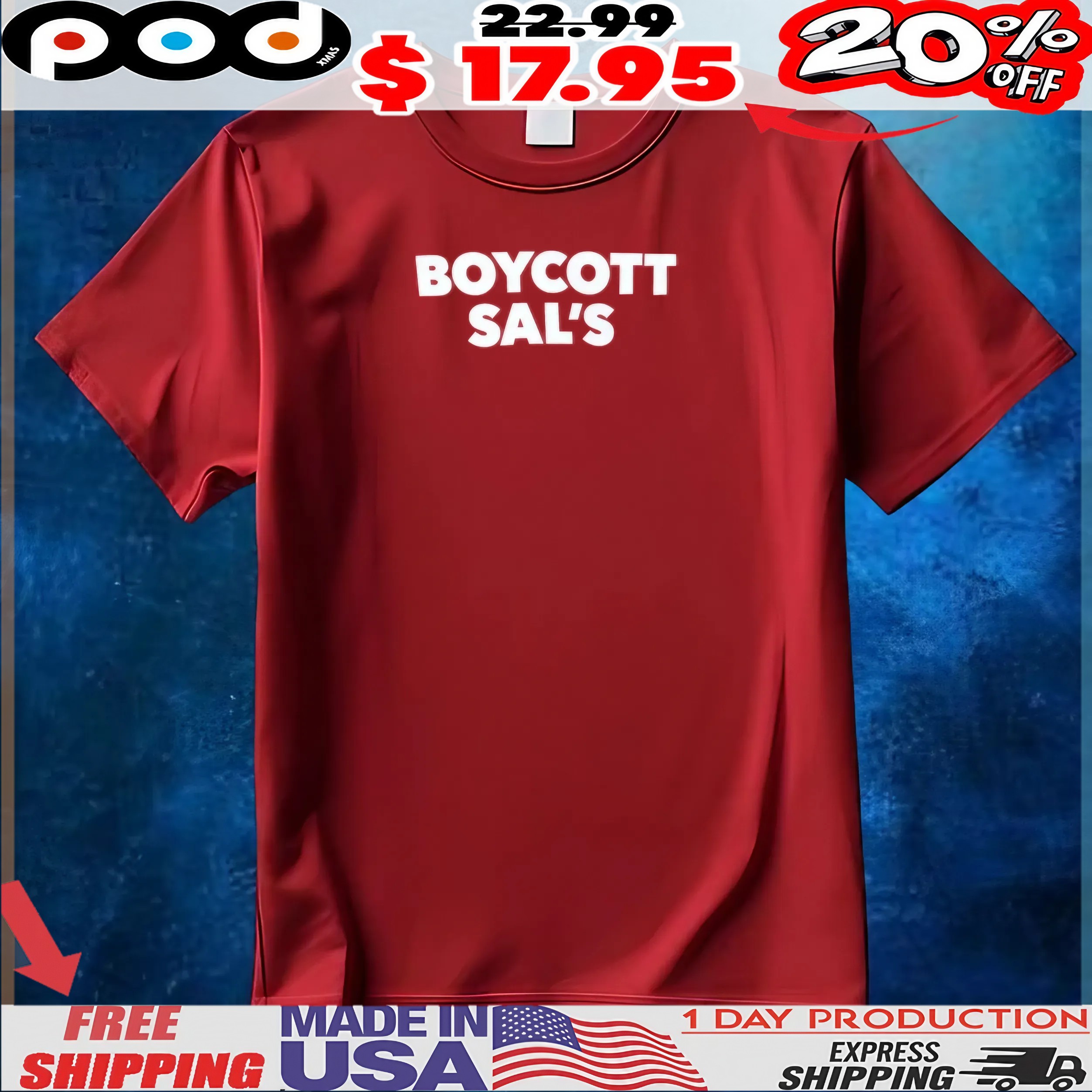 Boycott Sal_s T Shirt 1 Boycott Sal_s T Shirt