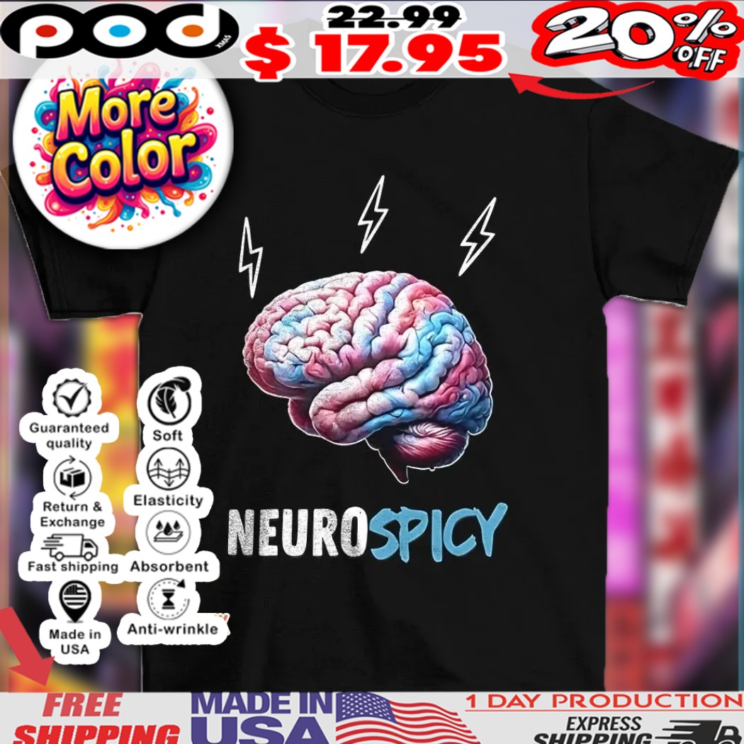 Brain neurospicy 2025 shirt