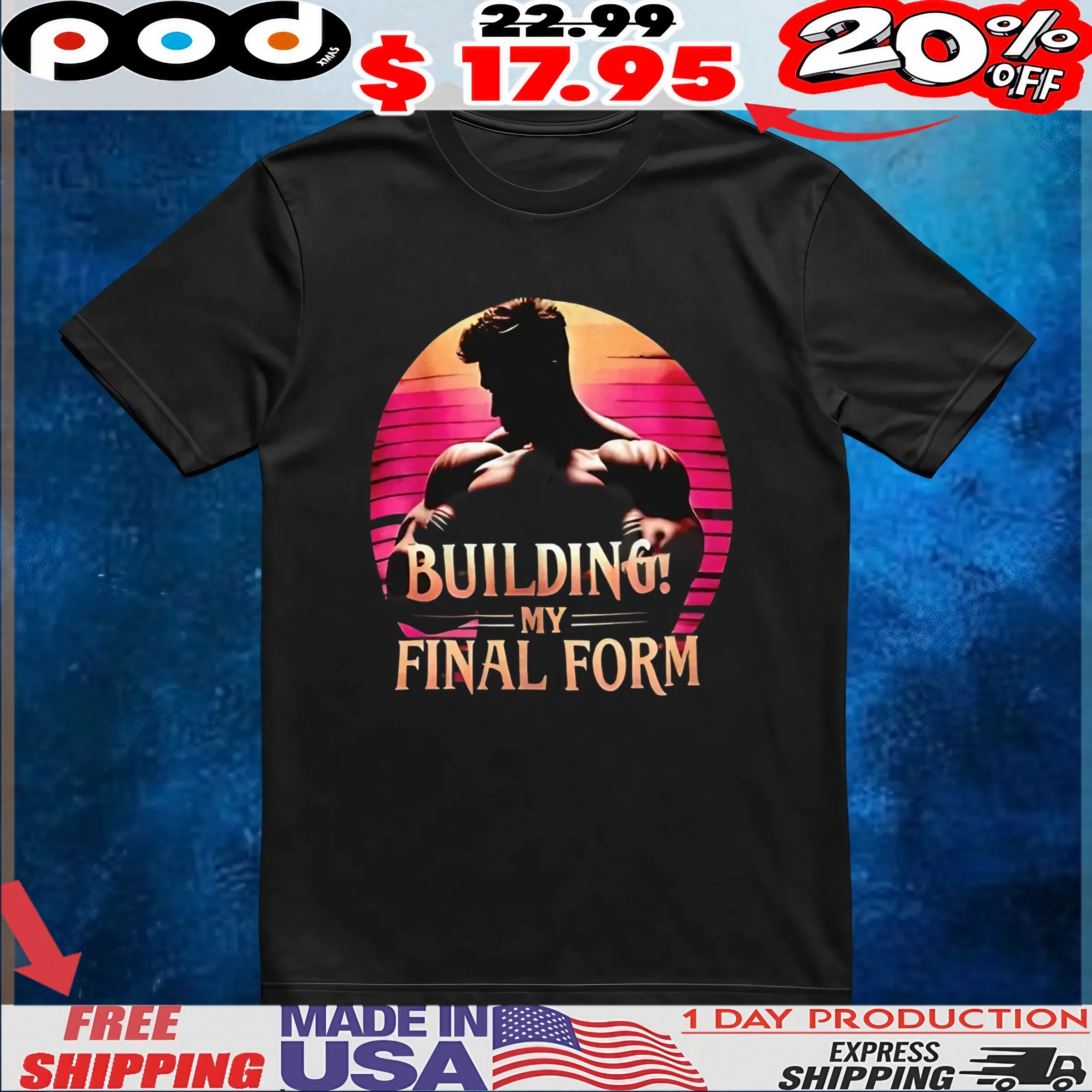 Building my final form vintage style t shirt 6 Building my final form vintage style t shirt