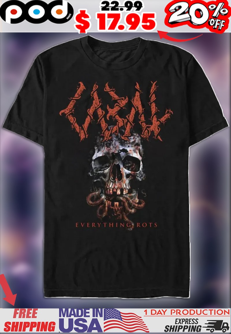 Cabal Everything Rots Horror Skull Shirt