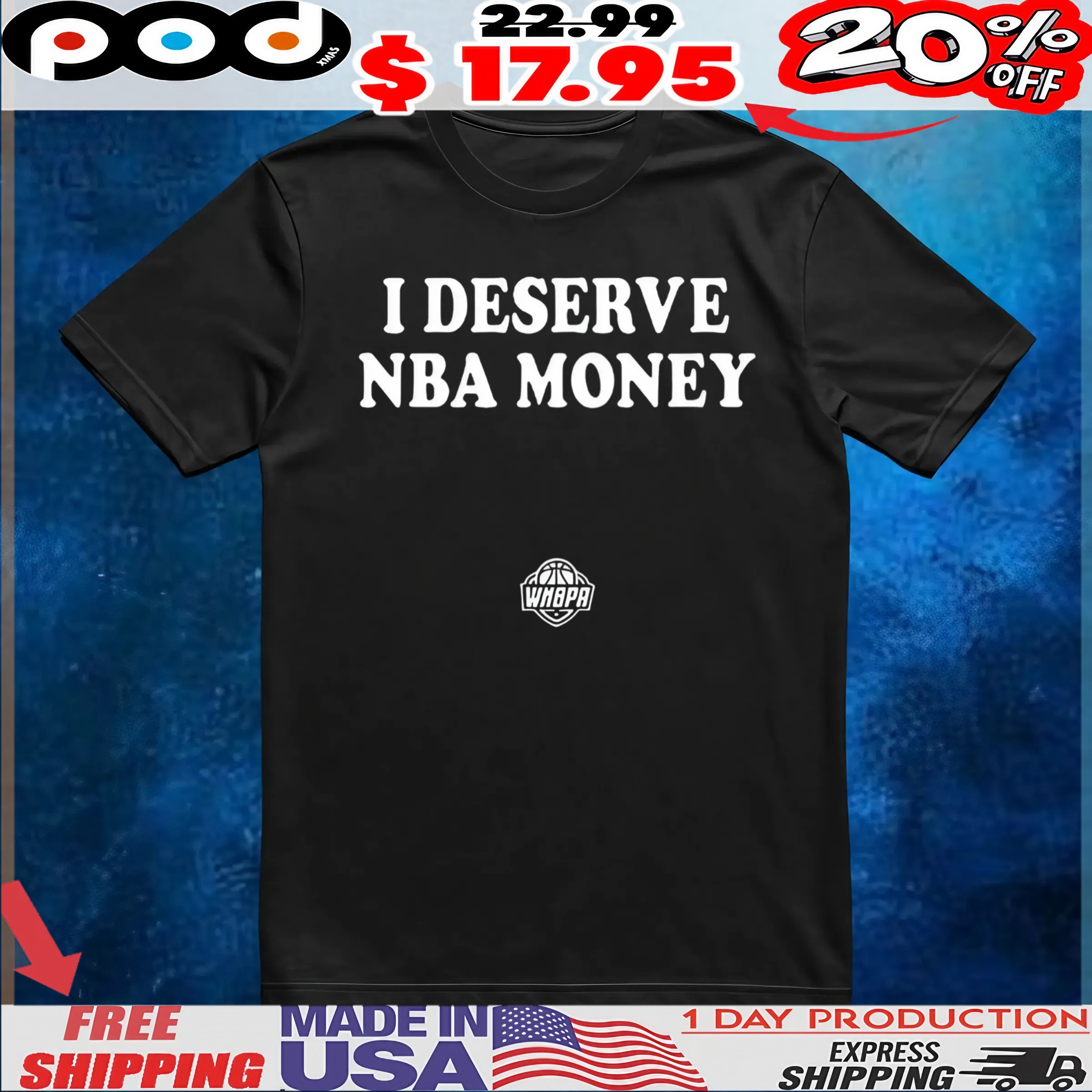 Caitlin Clark Wearing I Deserve NBA Money T Shirt 6 Caitlin Clark Wearing I Deserve NBA Money T Shirt