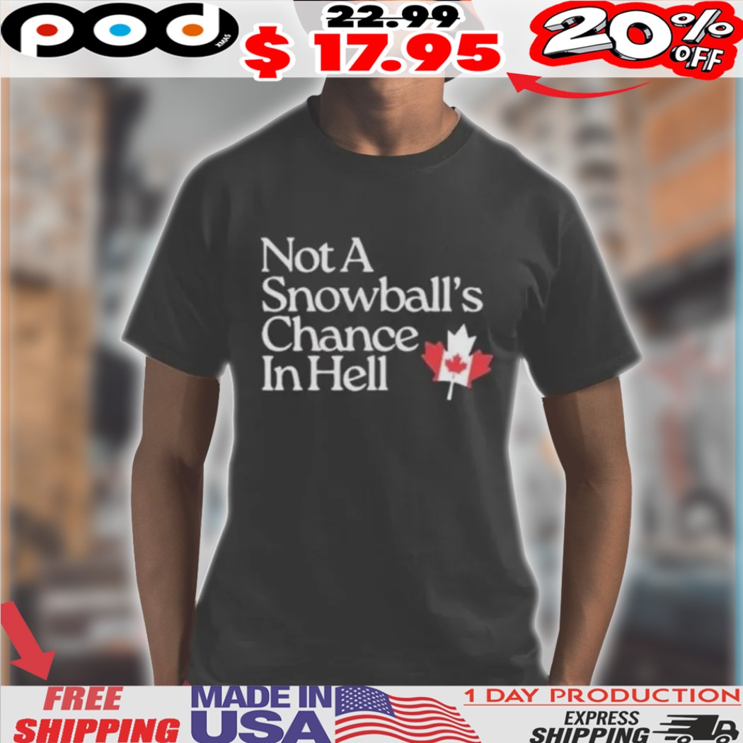 Canada Not A Snowball’s Chance In Hell Shirt