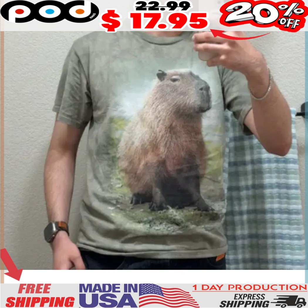Capybara Sitting Mountain Shirt