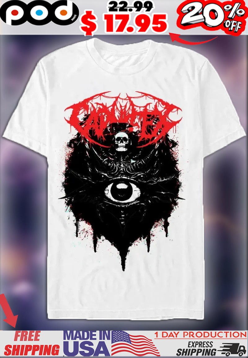 Carnifex Names Mean Nothing White Skull Horror Eye Shirt 1 Carnifex Names Mean Nothing White Skull Horror Eye Shirt